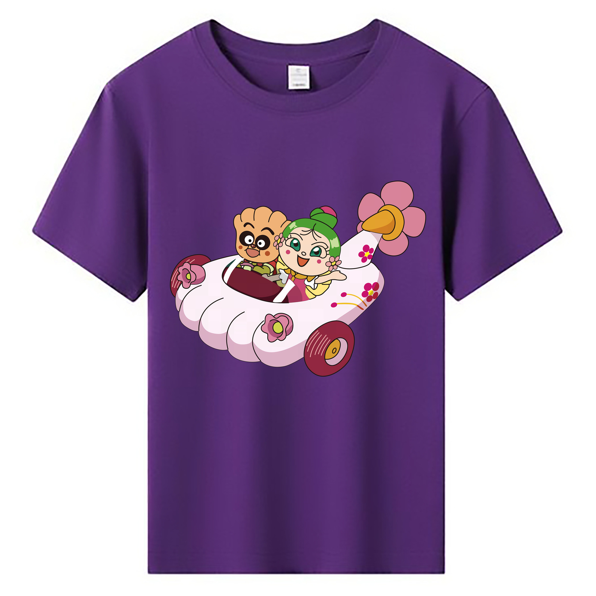（画像用） アンパンマン Anpanman 綿100％キッズTシャツ（フロントプリント）