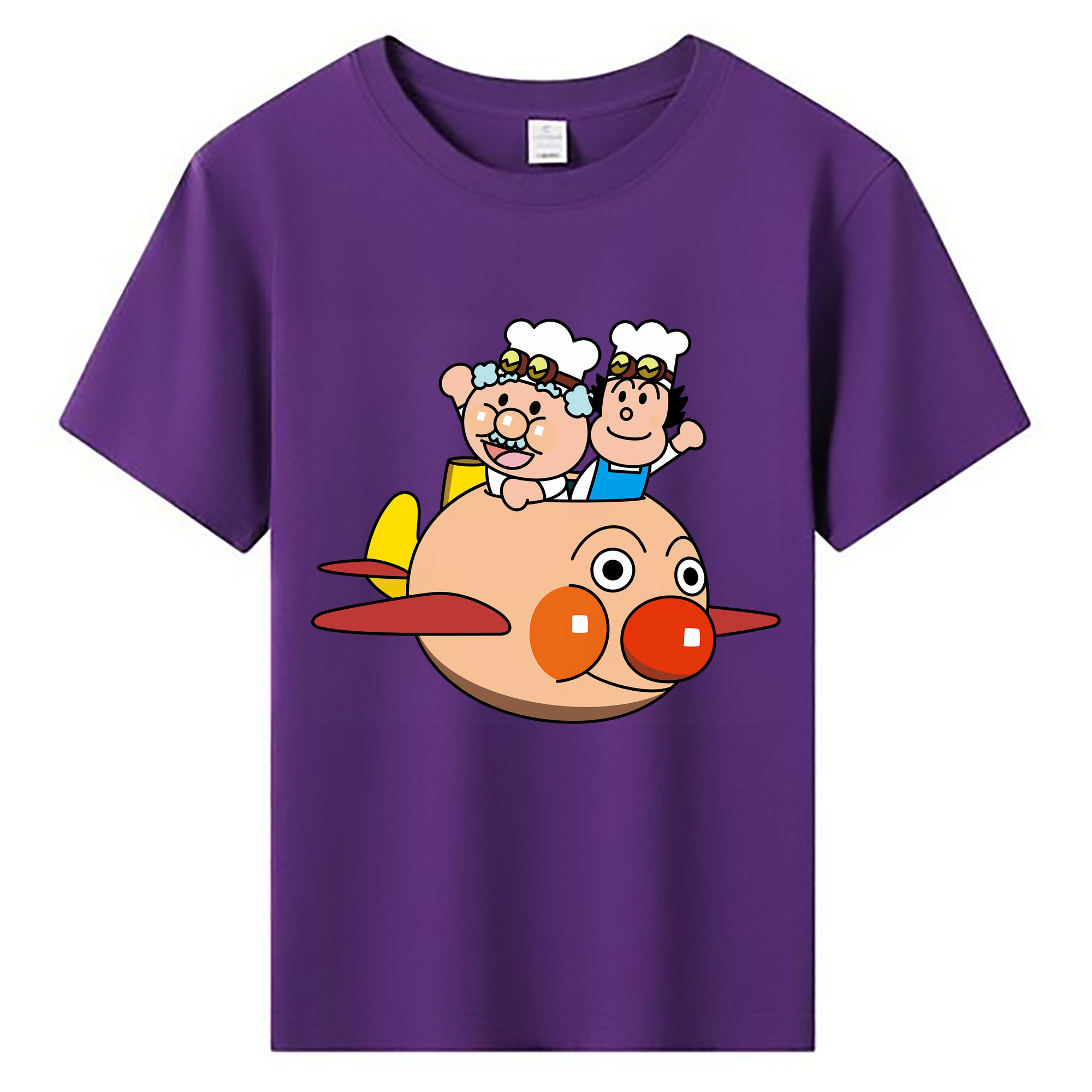 （画像用） アンパンマン Anpanman 綿100％キッズTシャツ（フロントプリント）