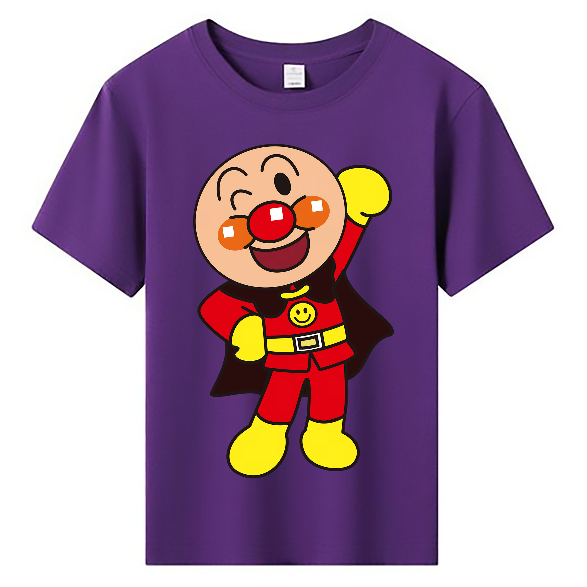 （画像用） アンパンマン Anpanman 綿100％キッズTシャツ（フロントプリント）