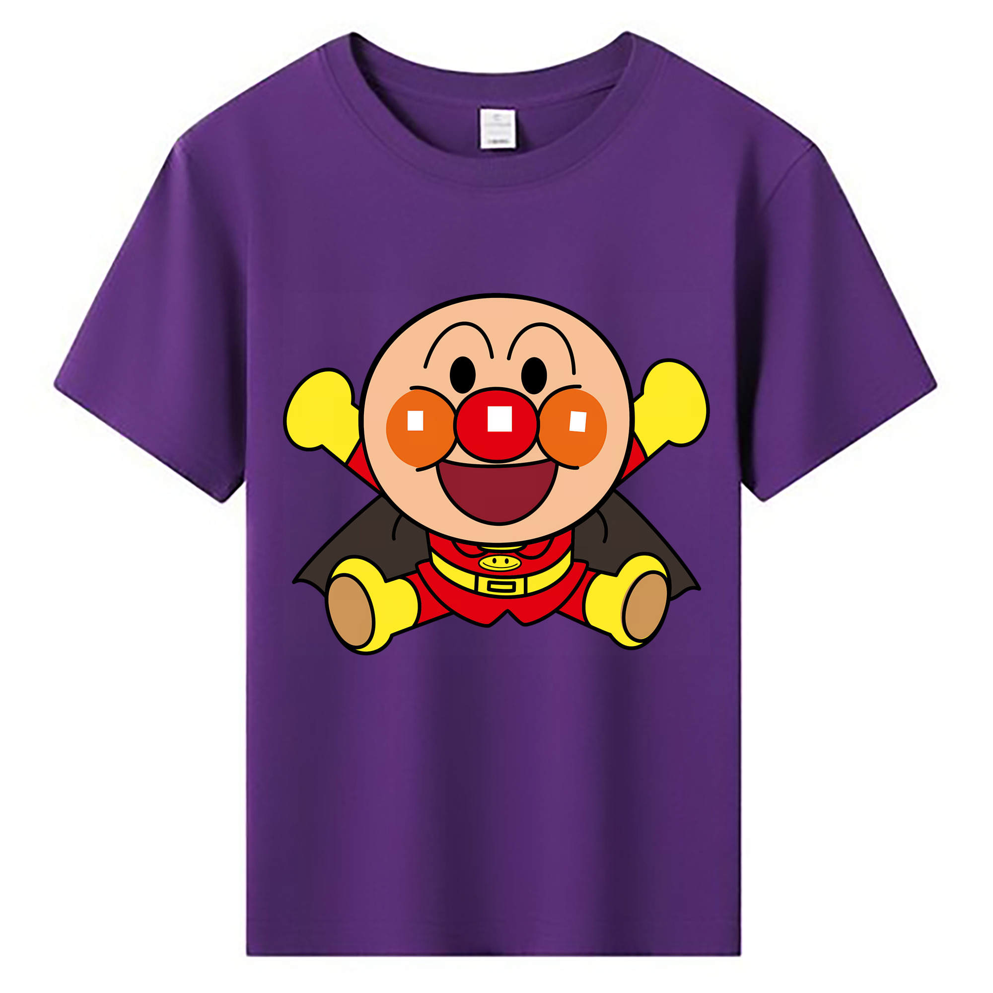 （画像用） アンパンマン Anpanman 綿100％キッズTシャツ（フロントプリント）