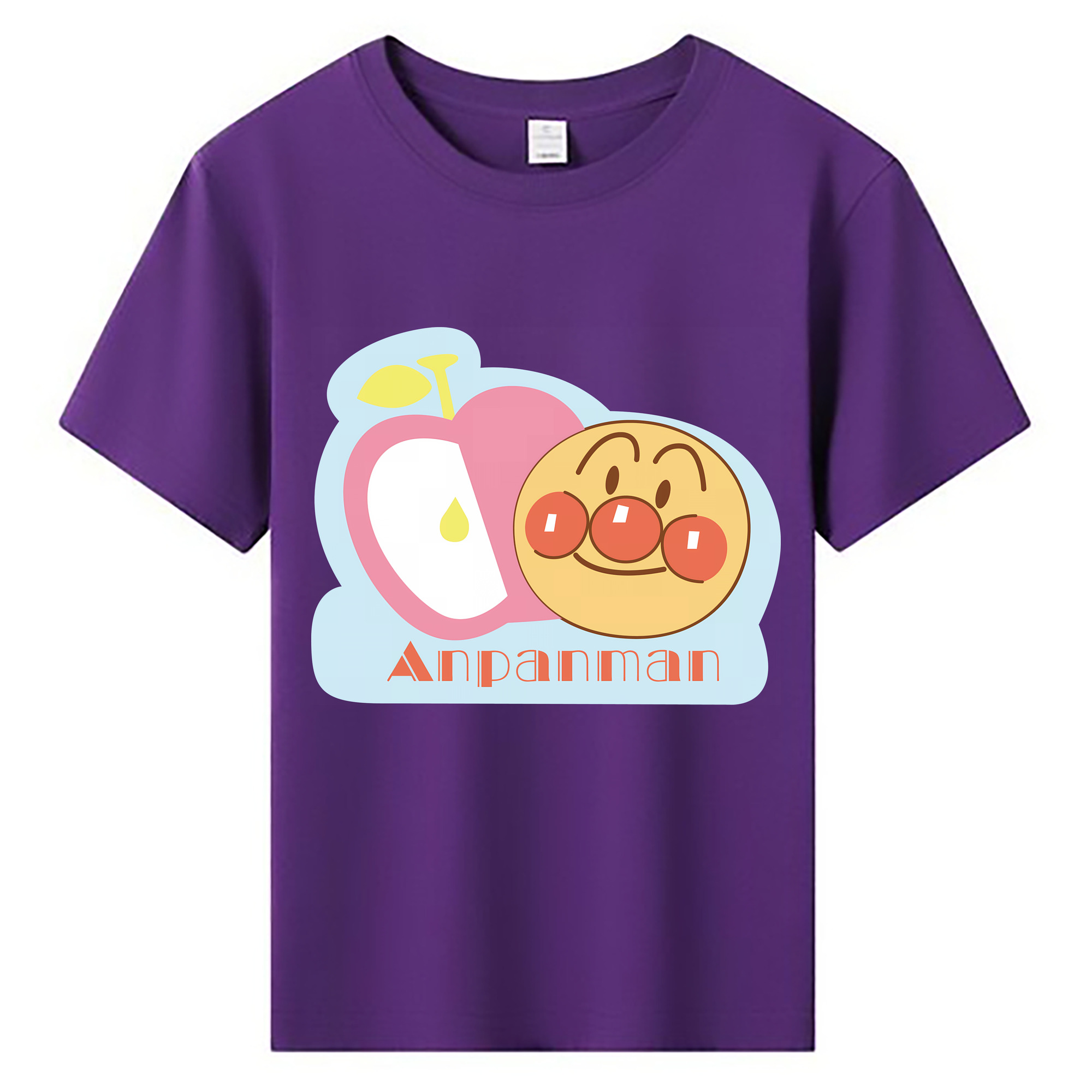 （画像用） アンパンマン Anpanman 綿100％キッズTシャツ（フロントプリント）