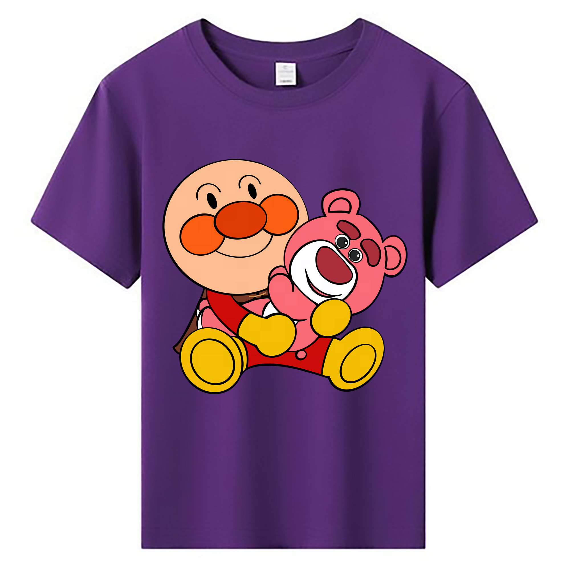 （画像用） アンパンマン Anpanman 綿100％キッズTシャツ（フロントプリント）