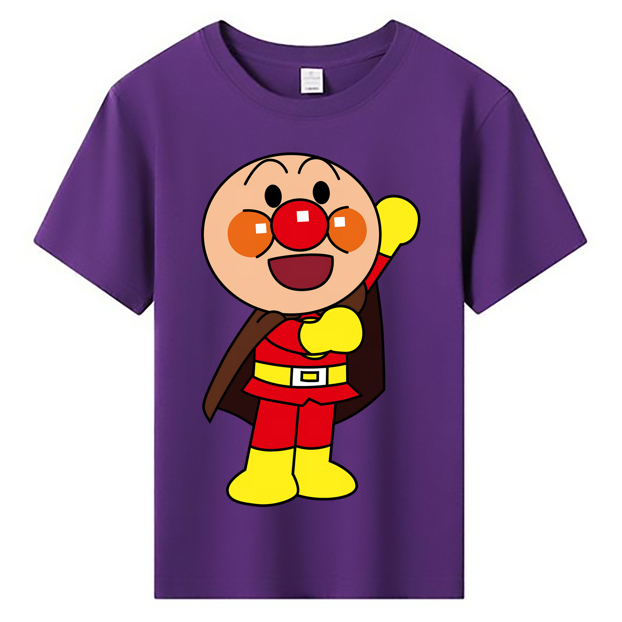 （画像用） アンパンマン Anpanman 綿100％キッズTシャツ（フロントプリント）