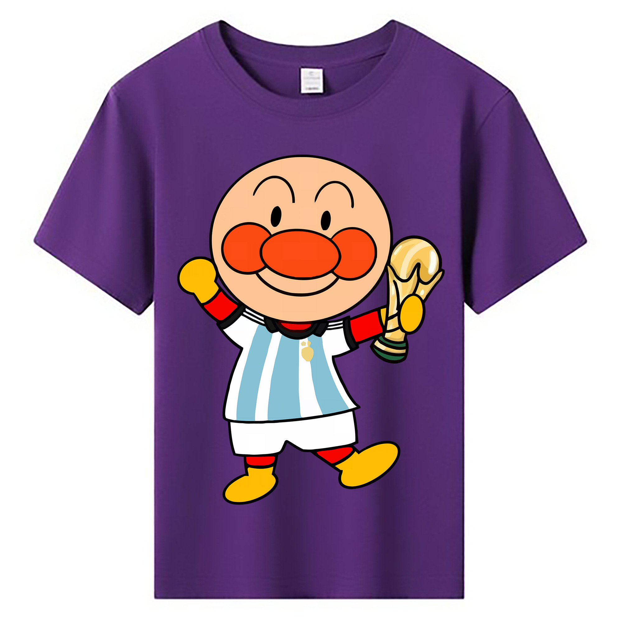 （画像用） アンパンマン Anpanman 綿100％キッズTシャツ（フロントプリント）