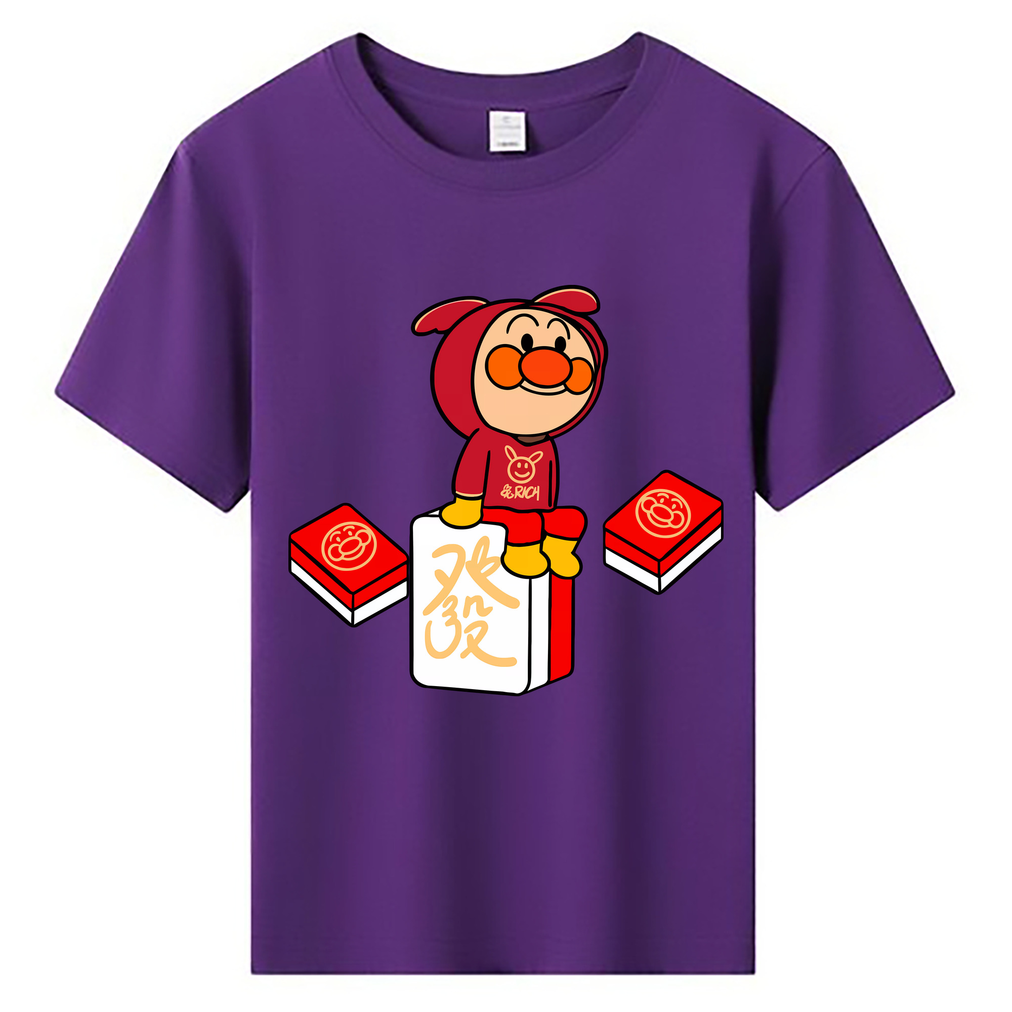 （画像用） アンパンマン Anpanman 綿100％キッズTシャツ（フロントプリント）
