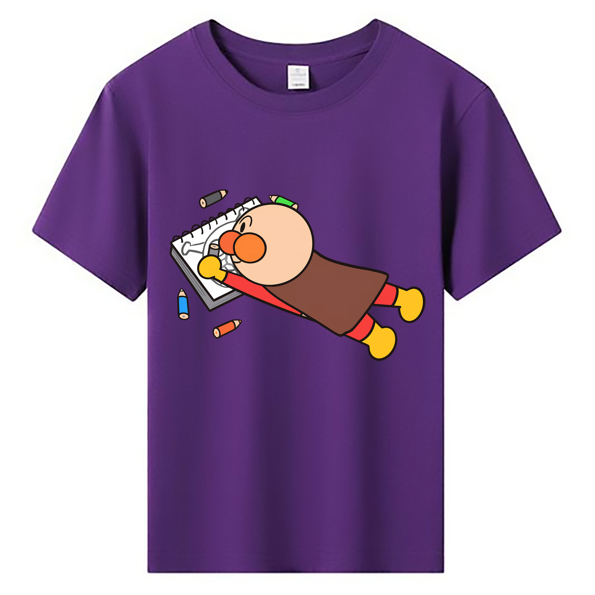 （画像用） アンパンマン Anpanman 綿100％キッズTシャツ（フロントプリント）