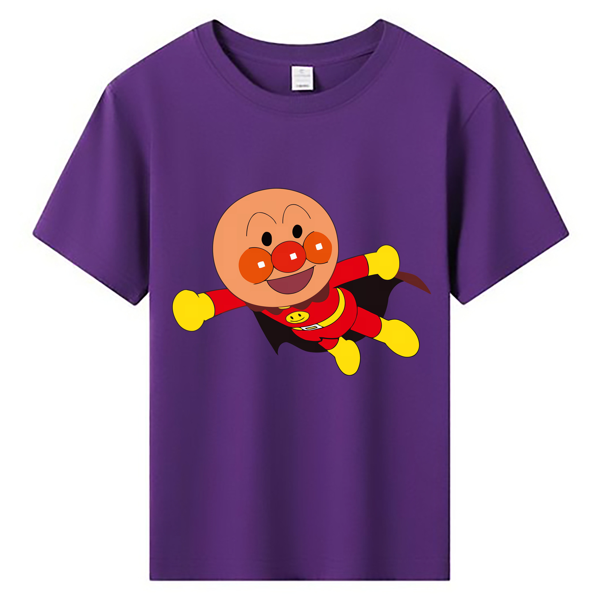 （画像用） アンパンマン Anpanman 綿100％キッズTシャツ（フロントプリント）