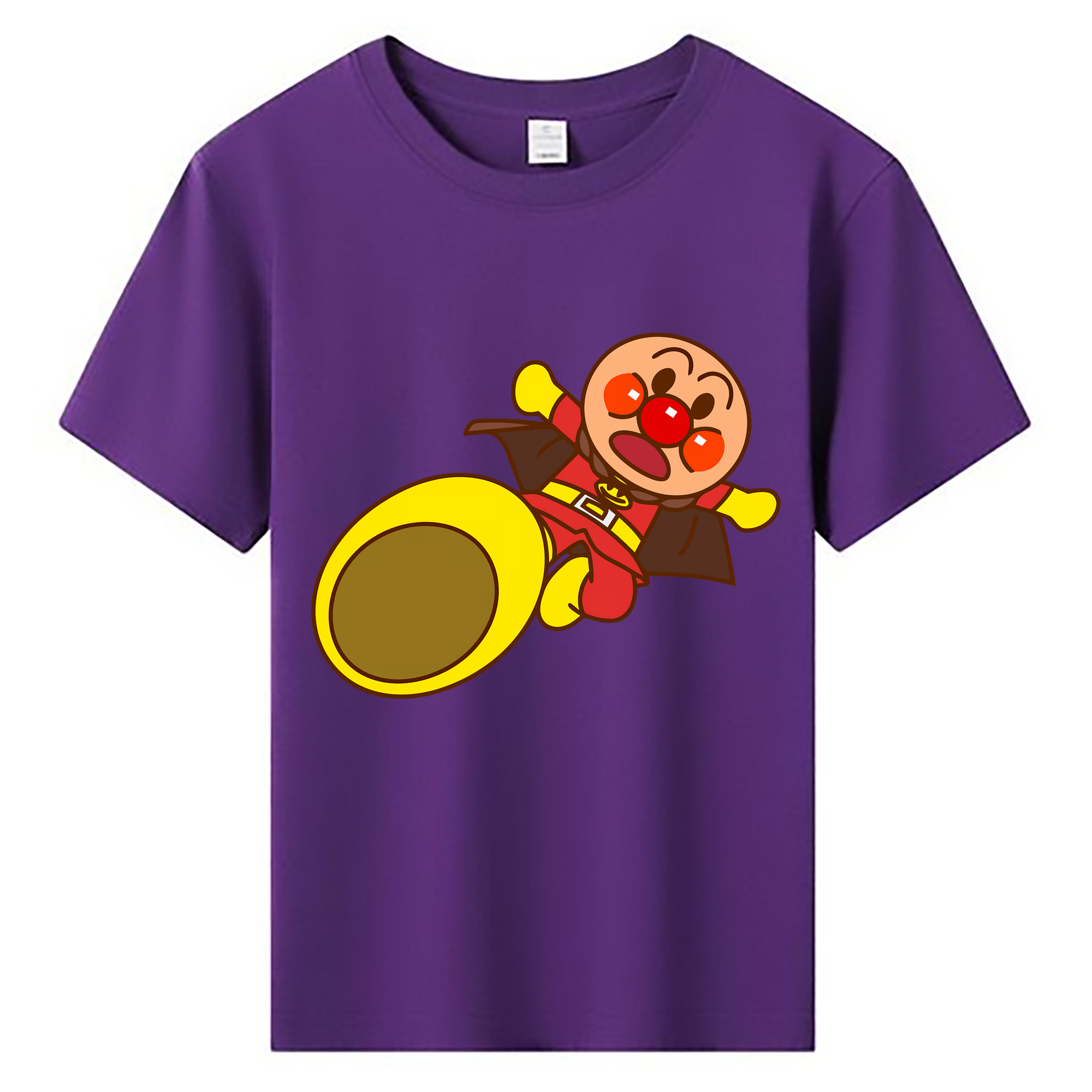 （画像用） アンパンマン Anpanman 綿100％キッズTシャツ（フロントプリント）