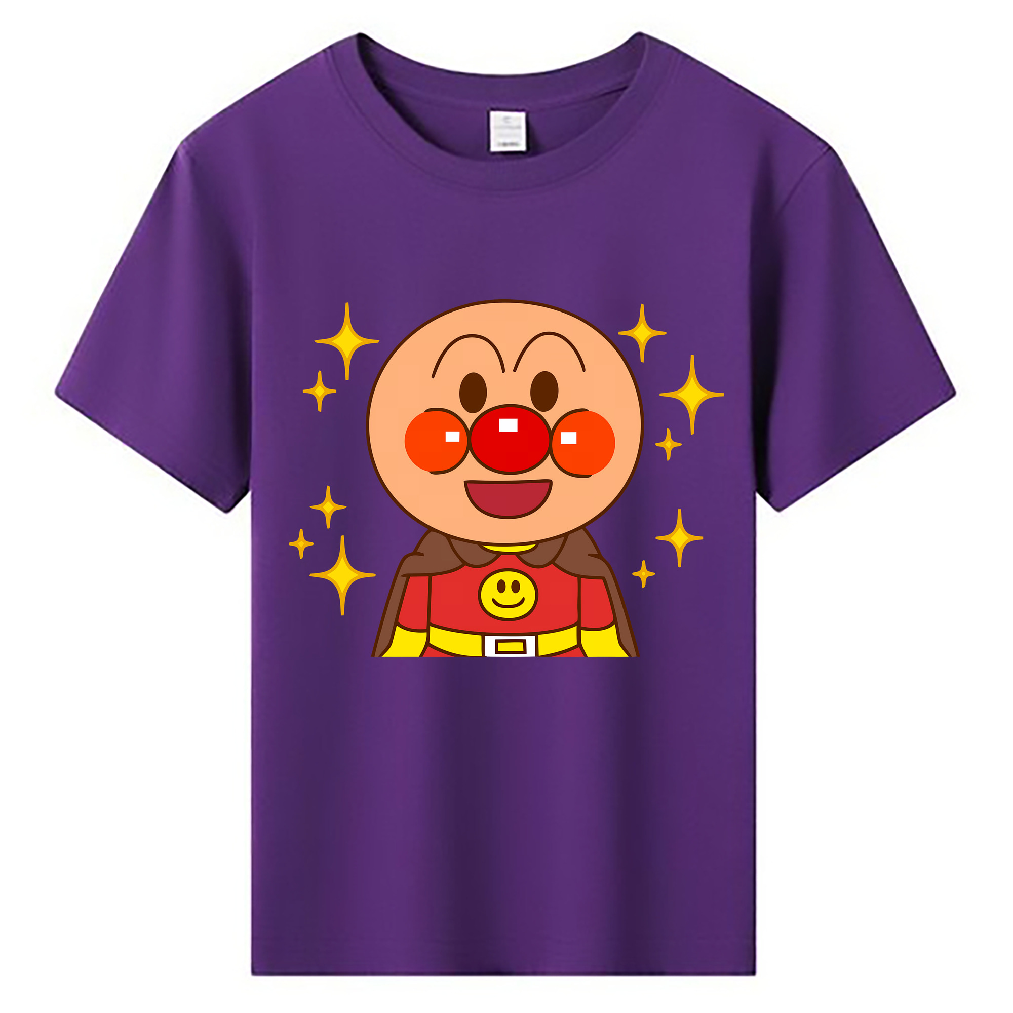 （画像用） アンパンマン Anpanman 綿100％キッズTシャツ（フロントプリント）