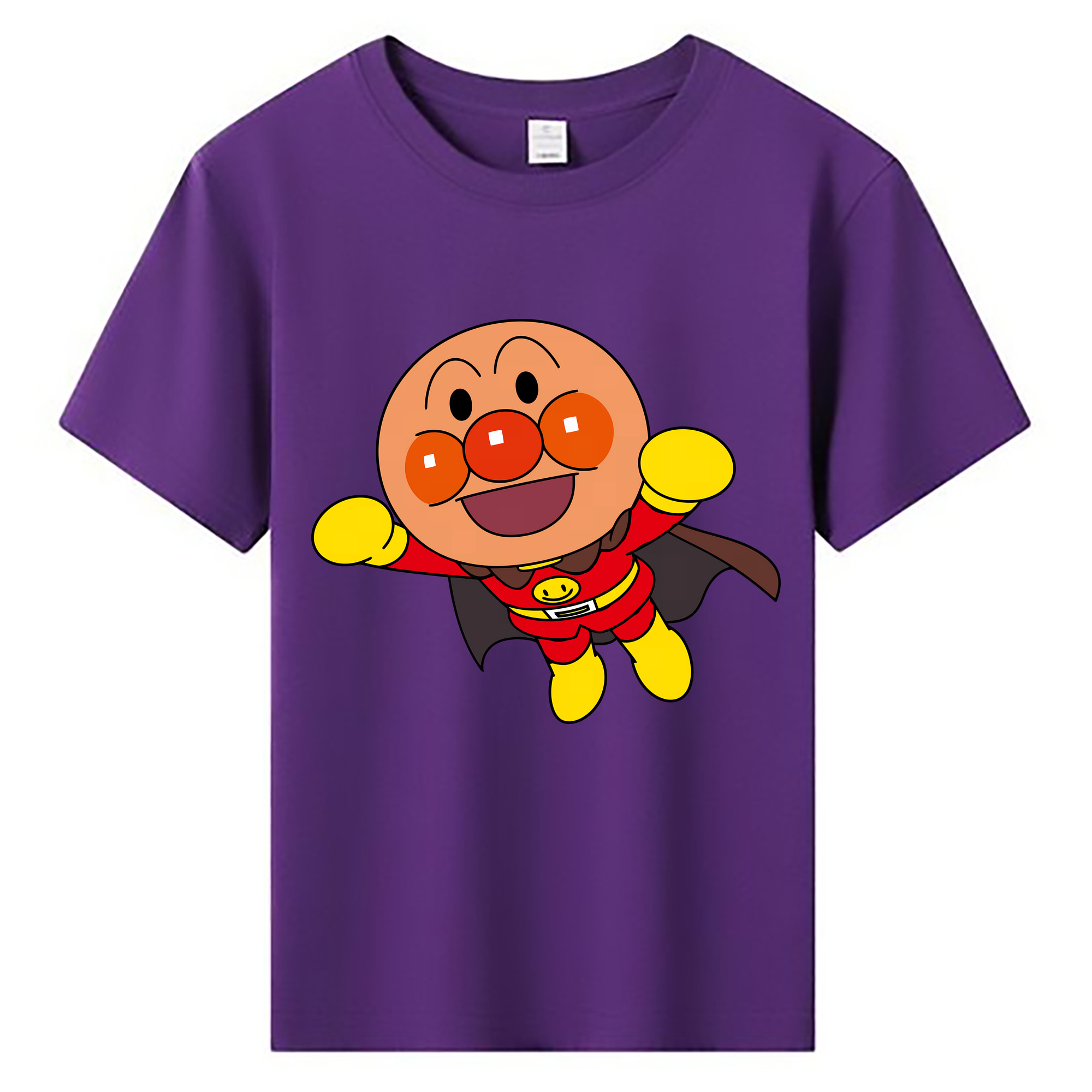 （画像用） アンパンマン Anpanman 綿100％キッズTシャツ（フロントプリント）