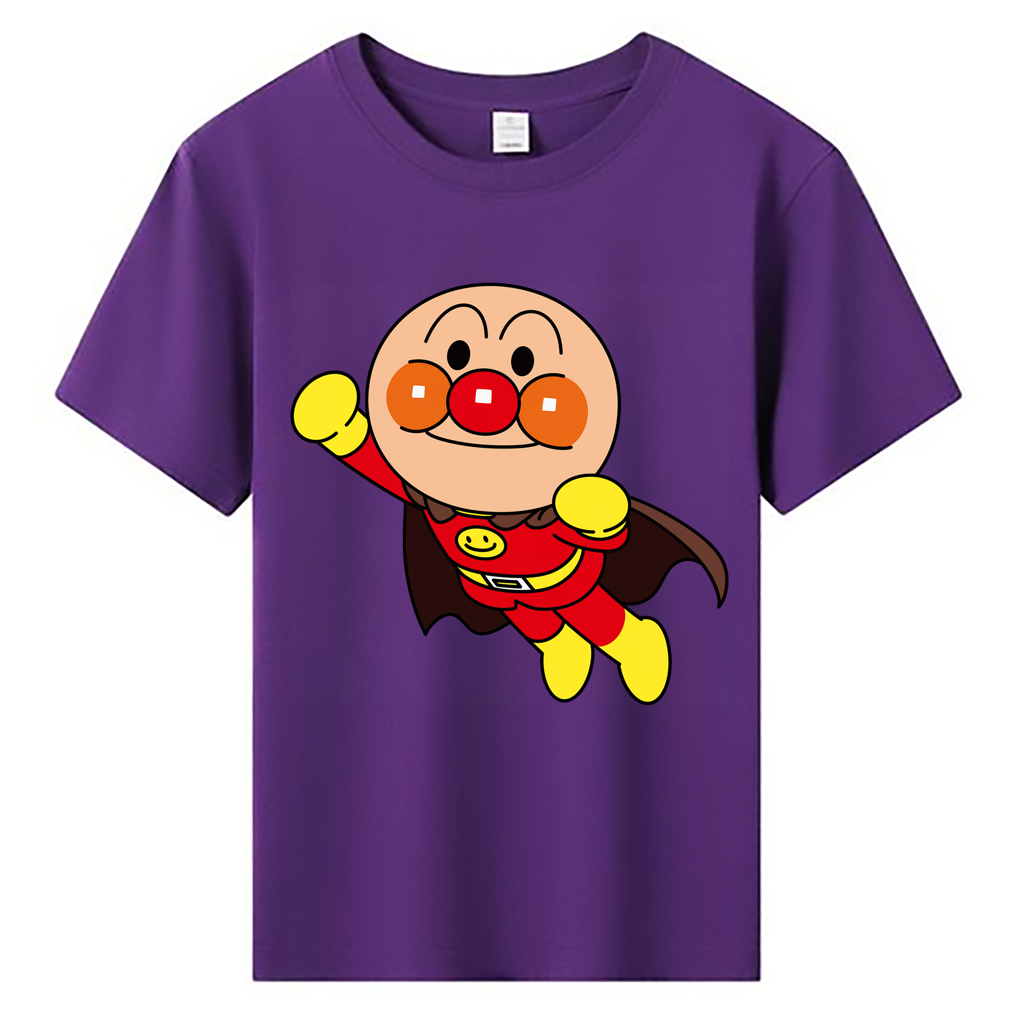 （画像用） アンパンマン Anpanman 綿100％キッズTシャツ（フロントプリント）