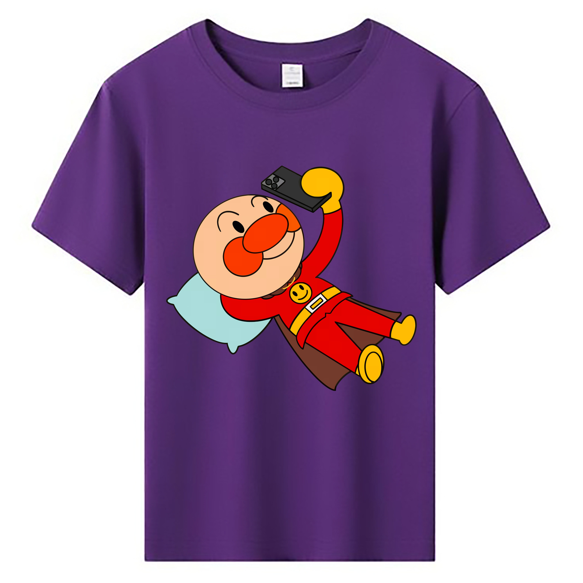 （画像用） アンパンマン Anpanman 綿100％キッズTシャツ（フロントプリント）