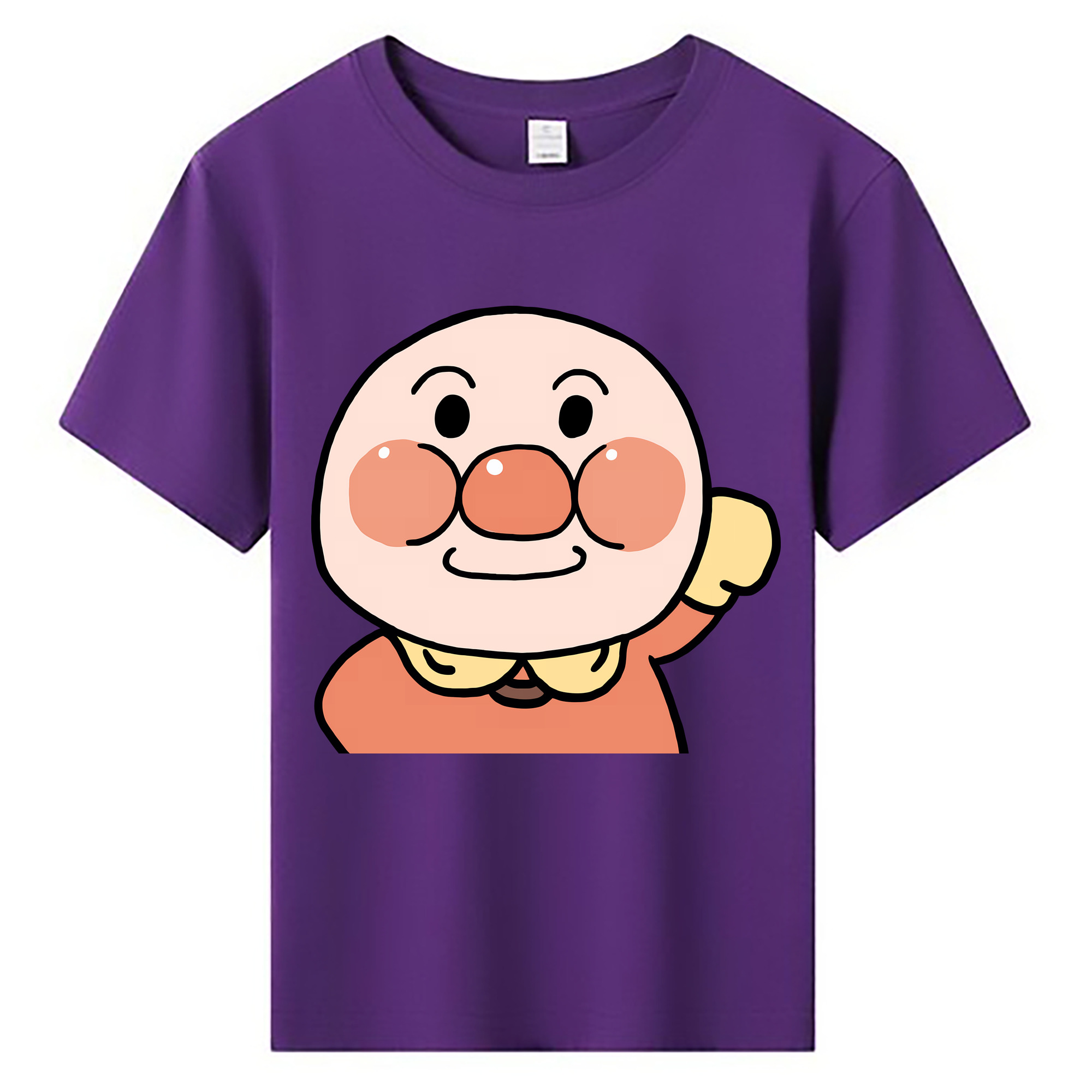 （画像用） アンパンマン Anpanman 綿100％キッズTシャツ（フロントプリント）