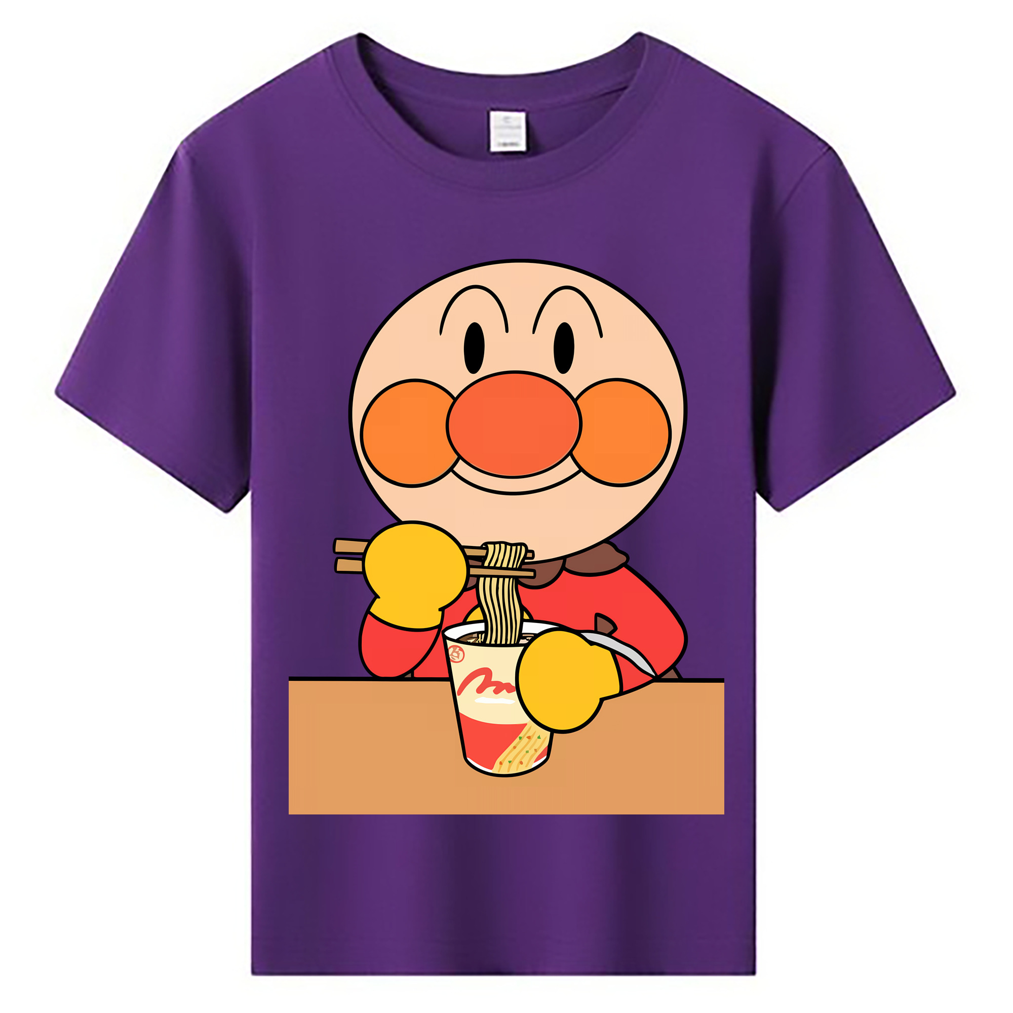 （画像用） アンパンマン Anpanman 綿100％キッズTシャツ（フロントプリント）