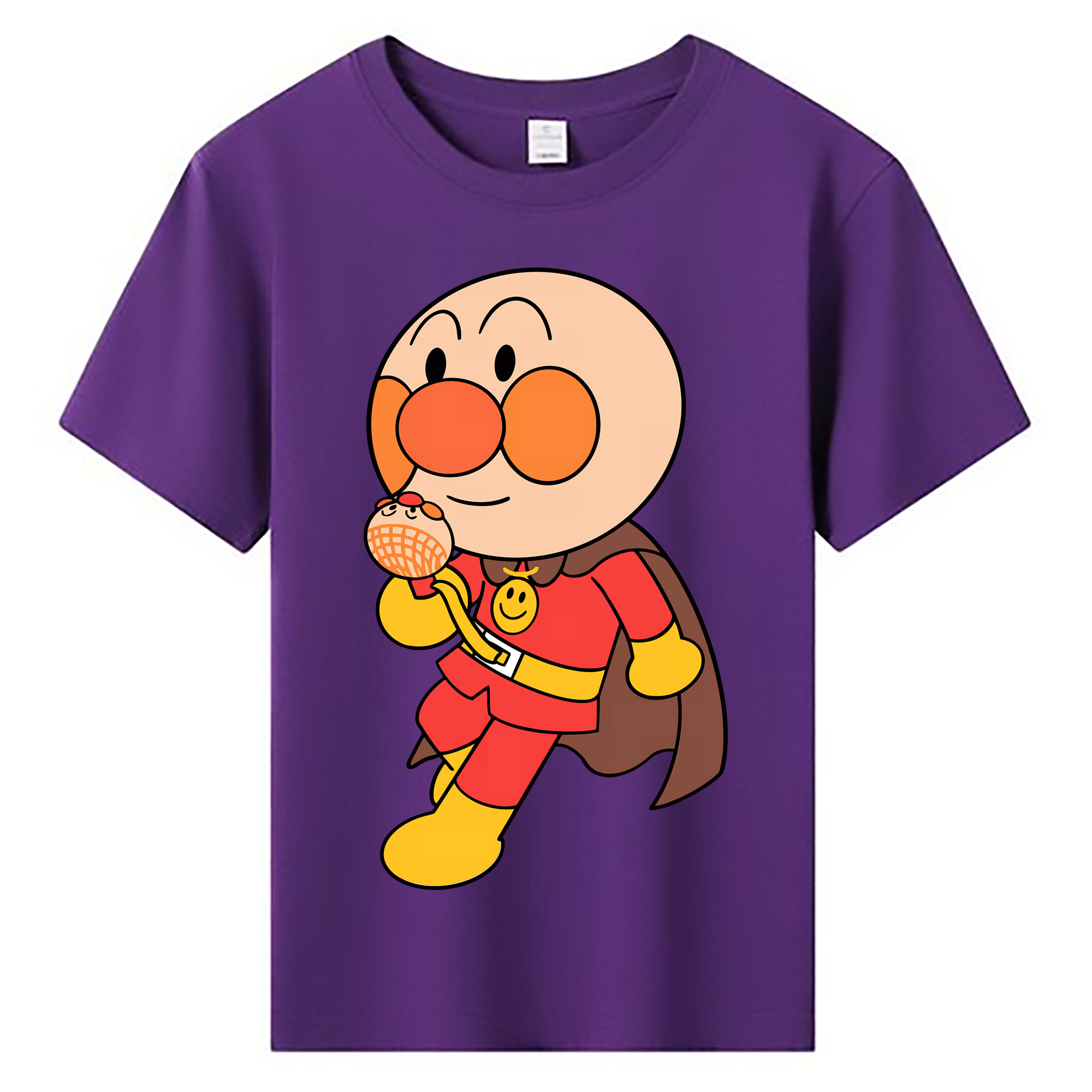 （画像用） アンパンマン Anpanman 綿100％キッズTシャツ（フロントプリント）