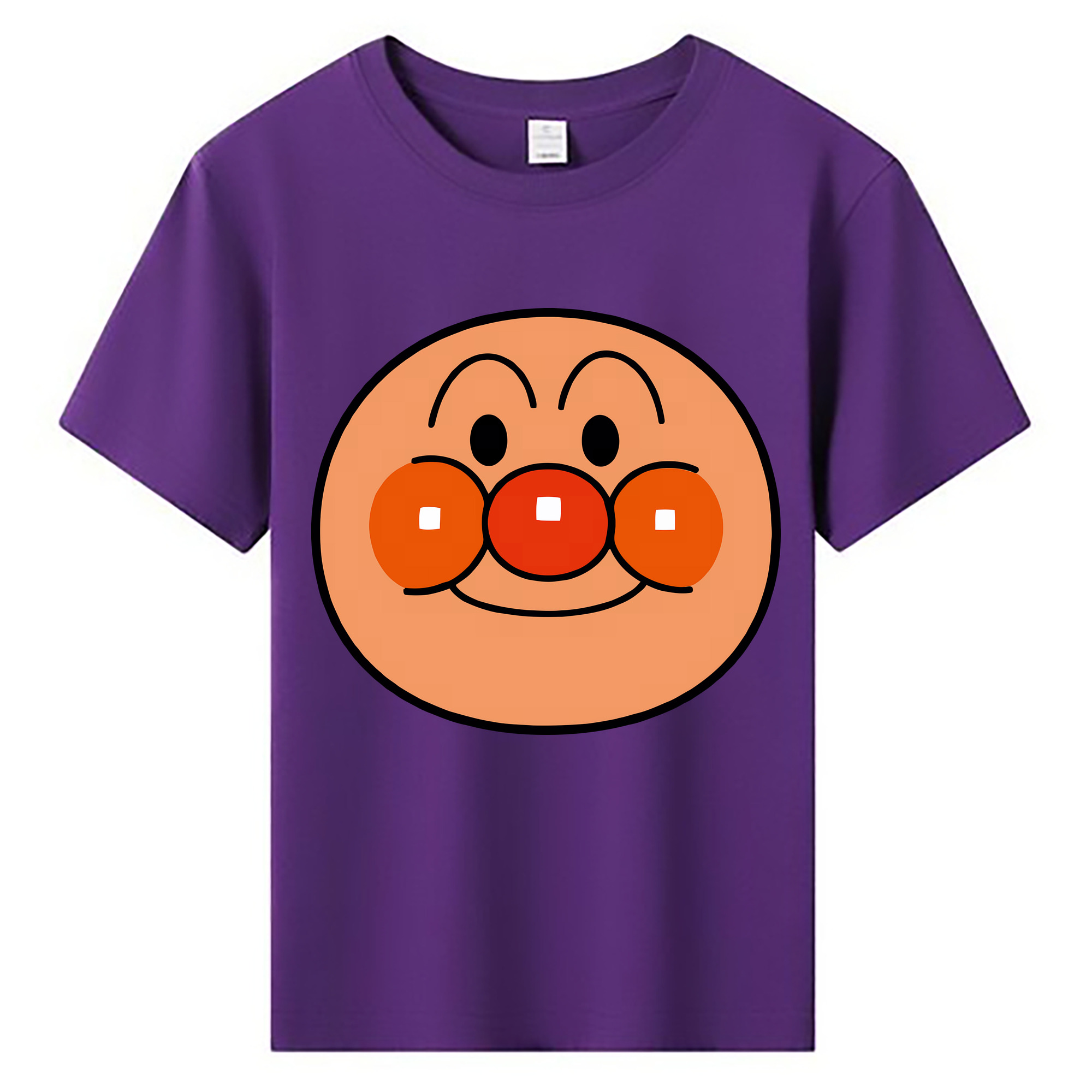 （画像用） アンパンマン Anpanman 綿100％キッズTシャツ（フロントプリント）