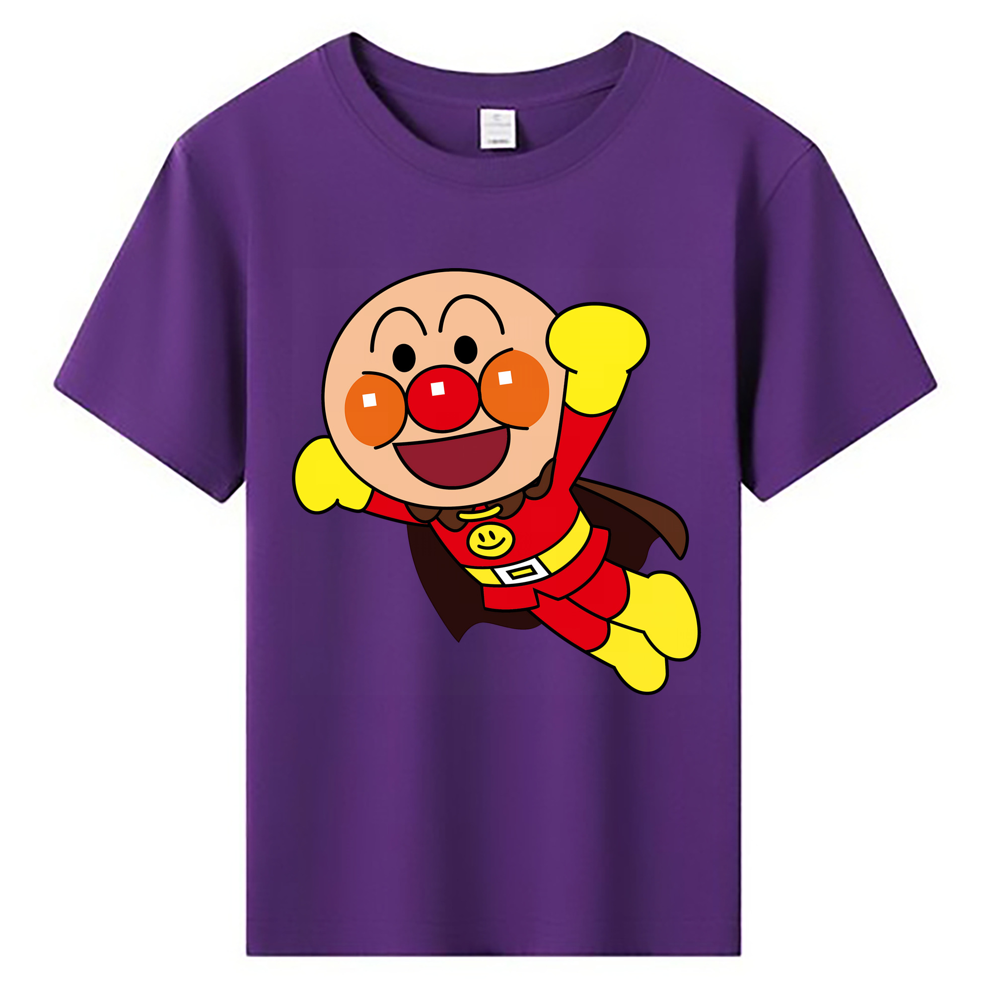（画像用） アンパンマン Anpanman 綿100％キッズTシャツ（フロントプリント）