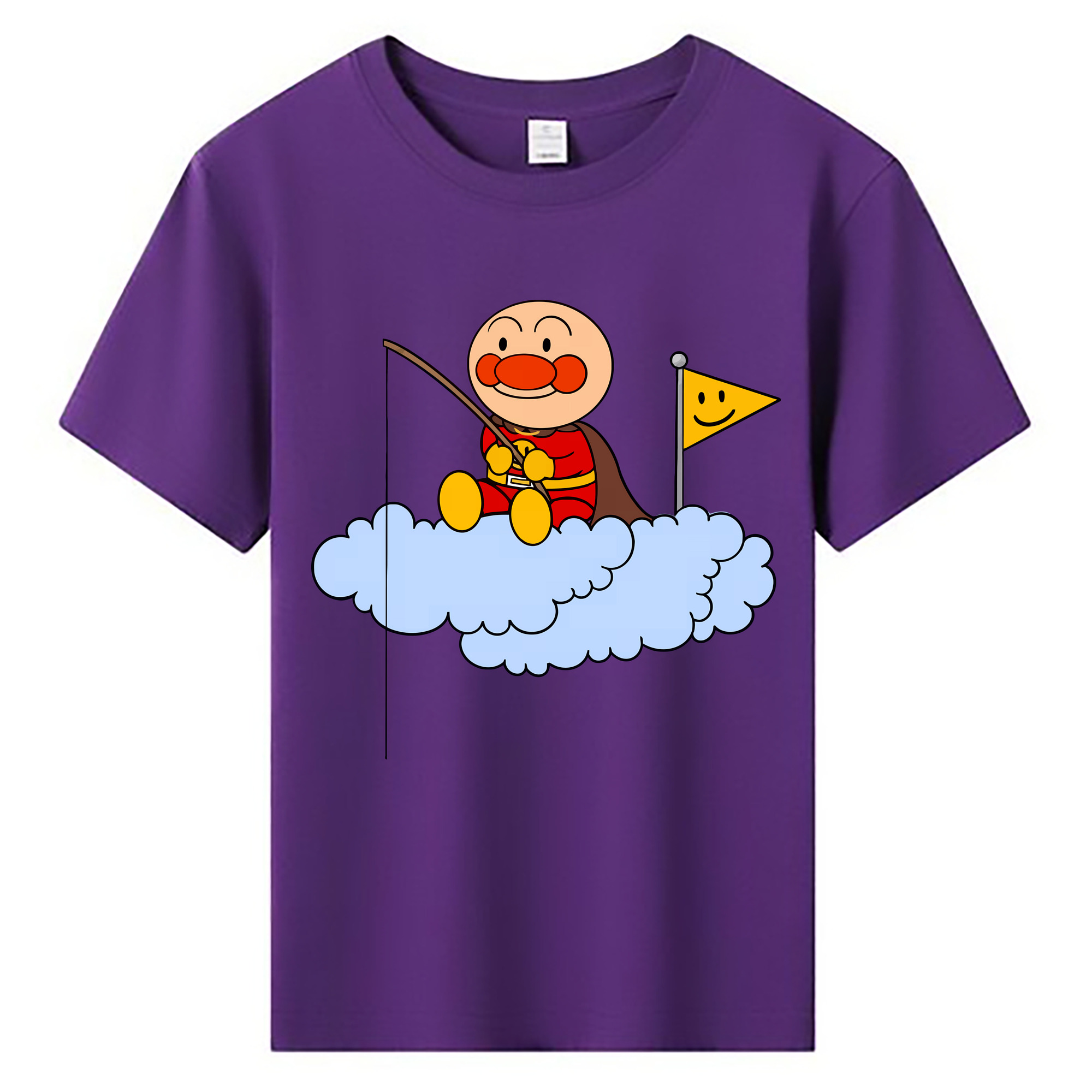 （画像用） アンパンマン Anpanman 綿100％キッズTシャツ（フロントプリント）