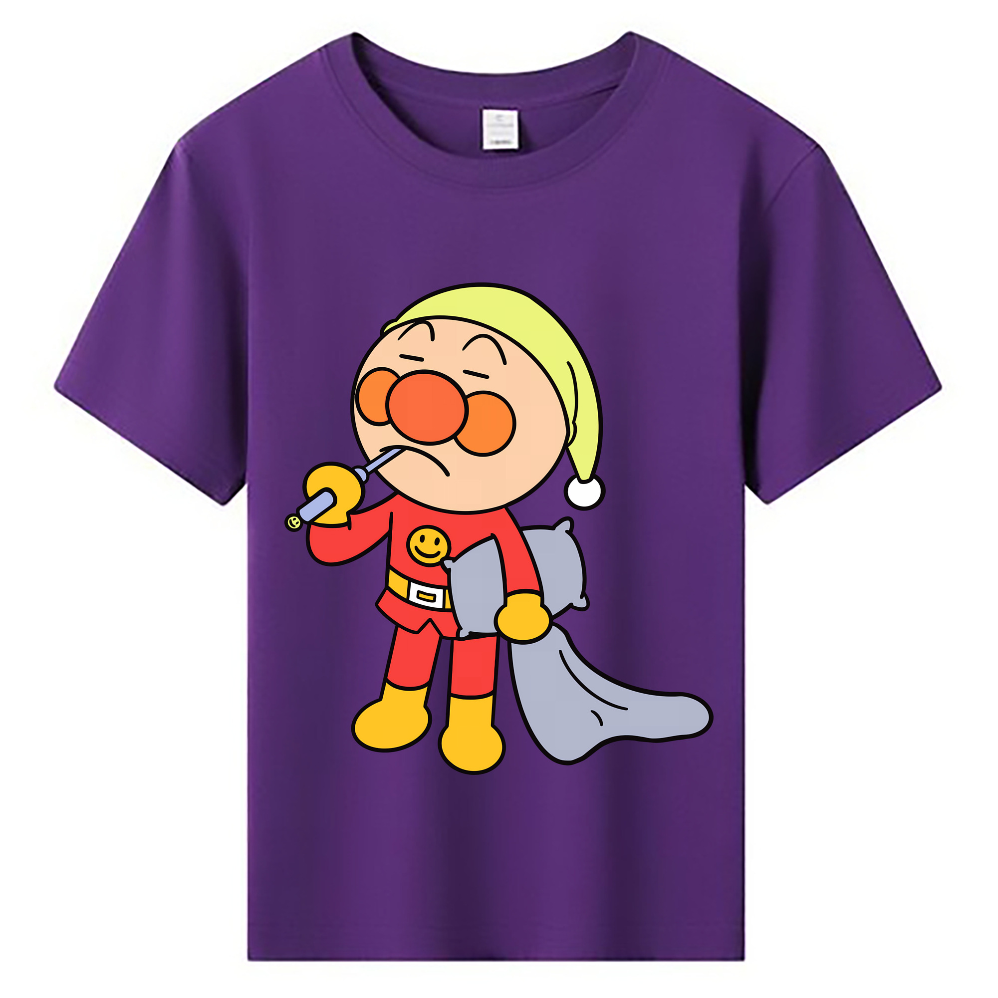 （画像用） アンパンマン Anpanman 綿100％キッズTシャツ（フロントプリント）