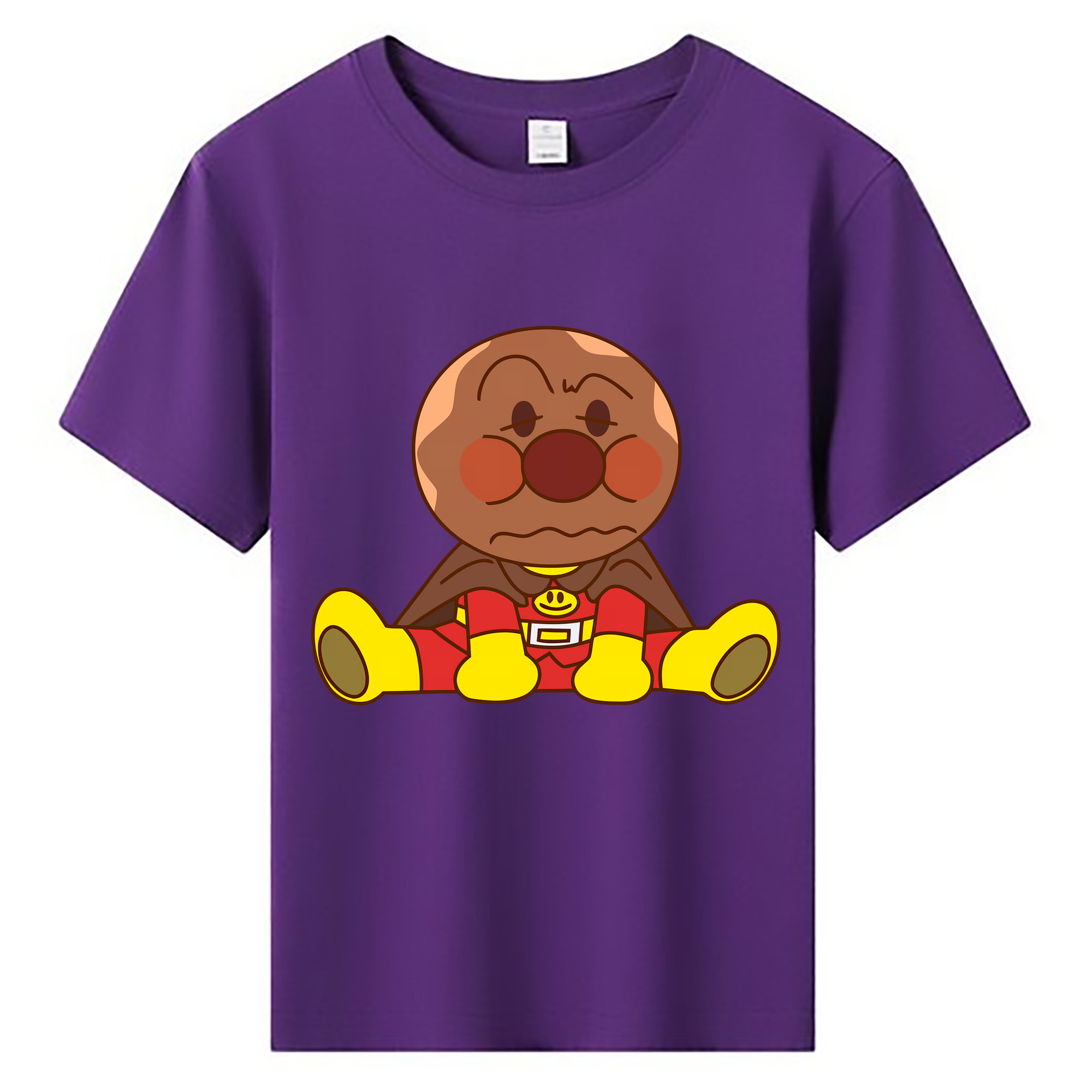 （画像用） アンパンマン Anpanman 綿100％キッズTシャツ（フロントプリント）