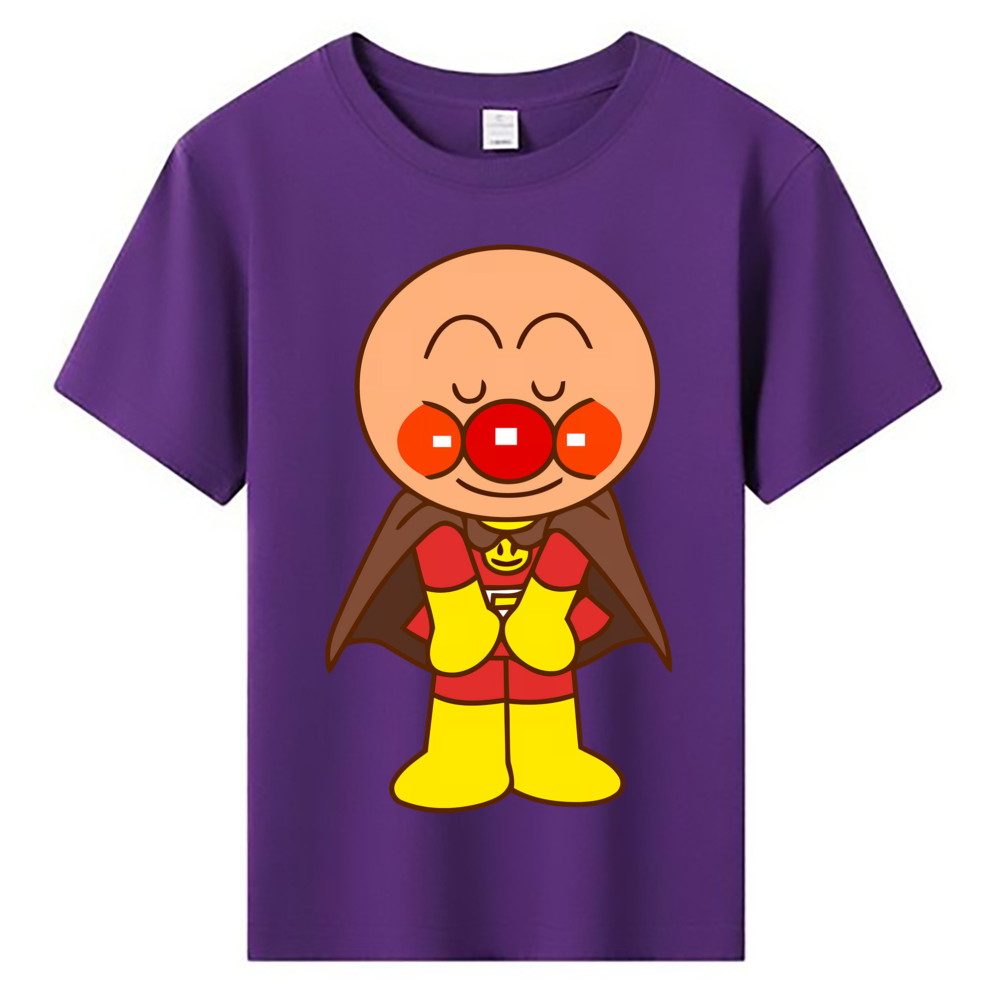 （画像用） アンパンマン Anpanman 綿100％キッズTシャツ（フロントプリント）