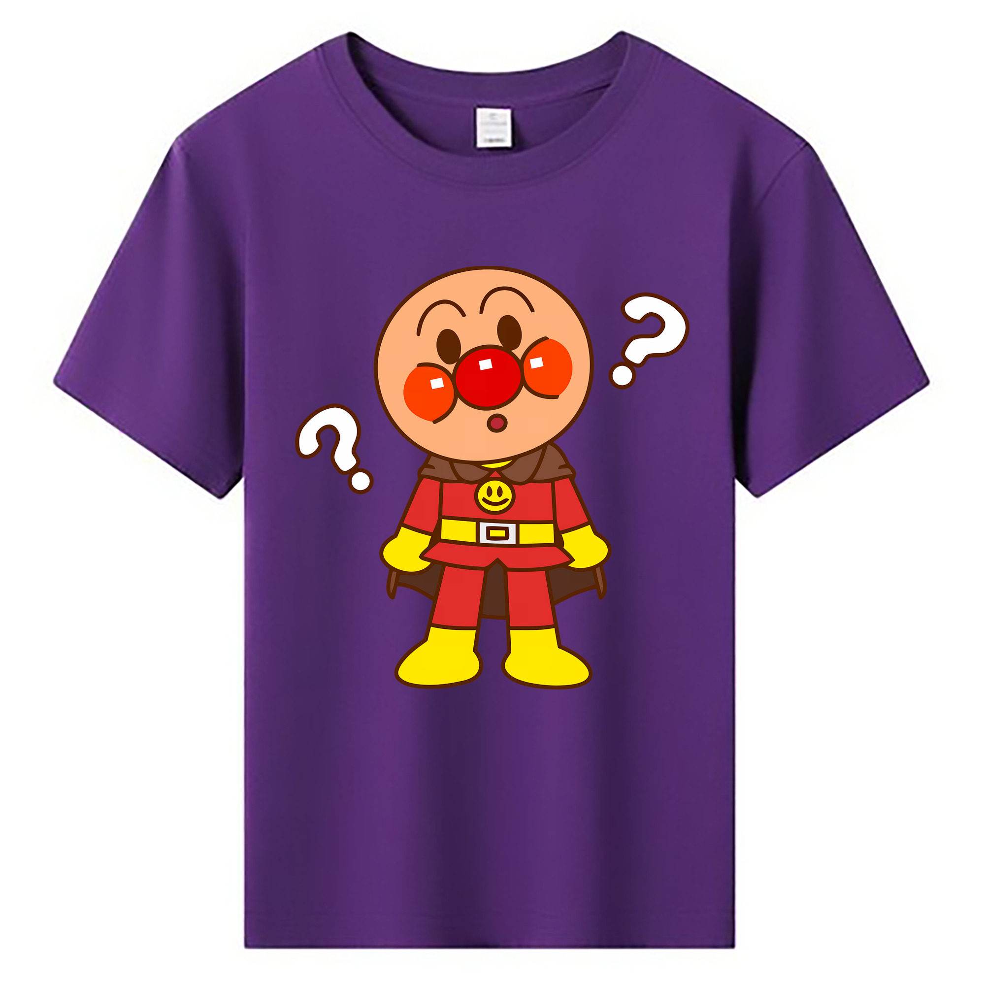 （画像用） アンパンマン Anpanman 綿100％キッズTシャツ（フロントプリント）