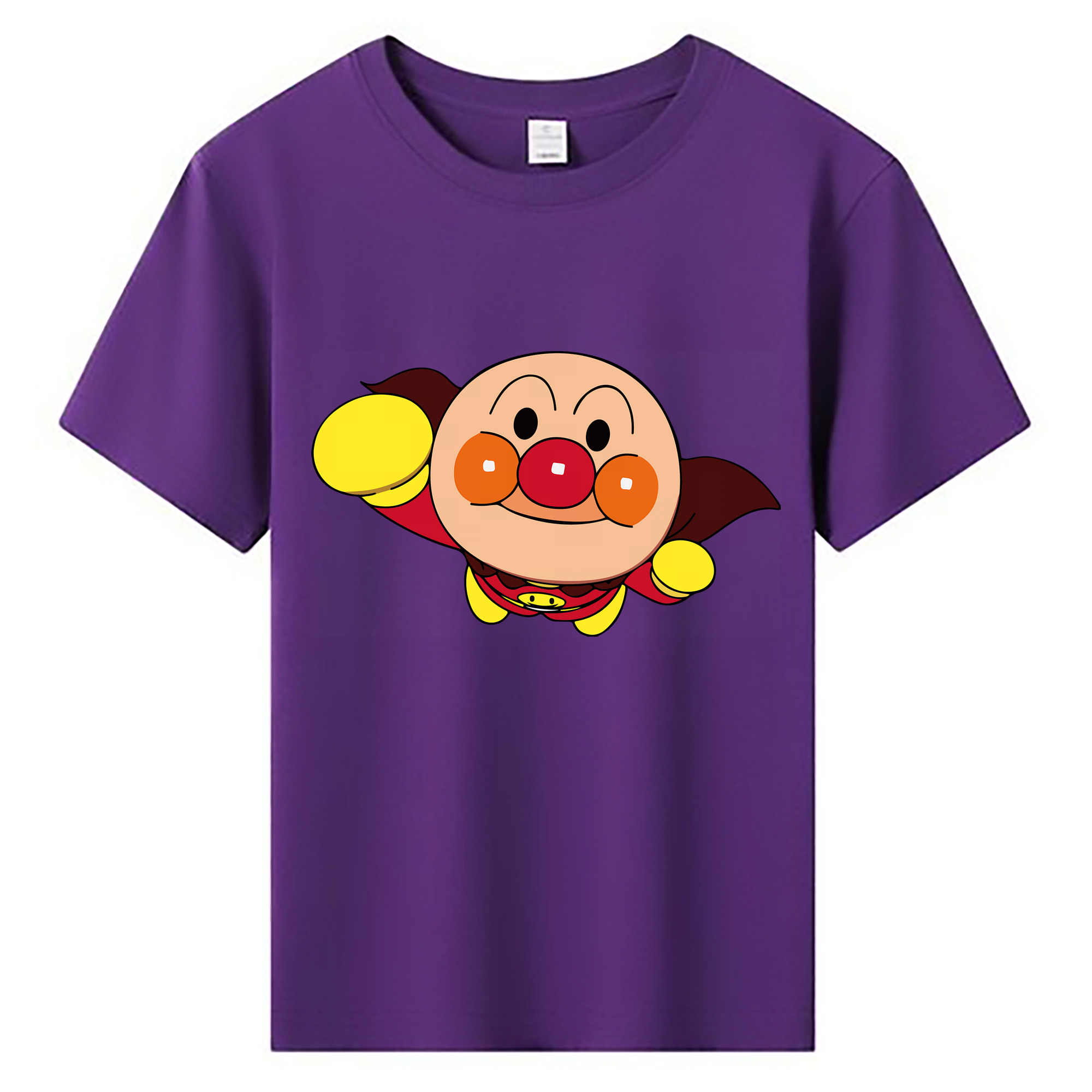 （画像用） アンパンマン Anpanman 綿100％キッズTシャツ（フロントプリント）