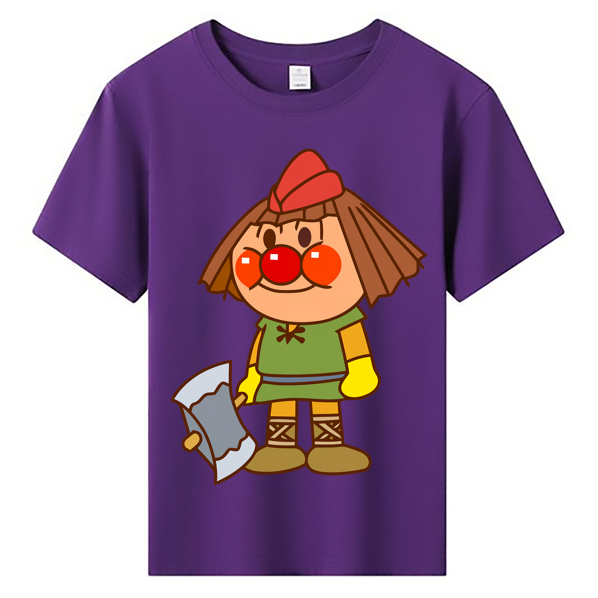 （画像用） アンパンマン Anpanman 綿100％キッズTシャツ（フロントプリント）