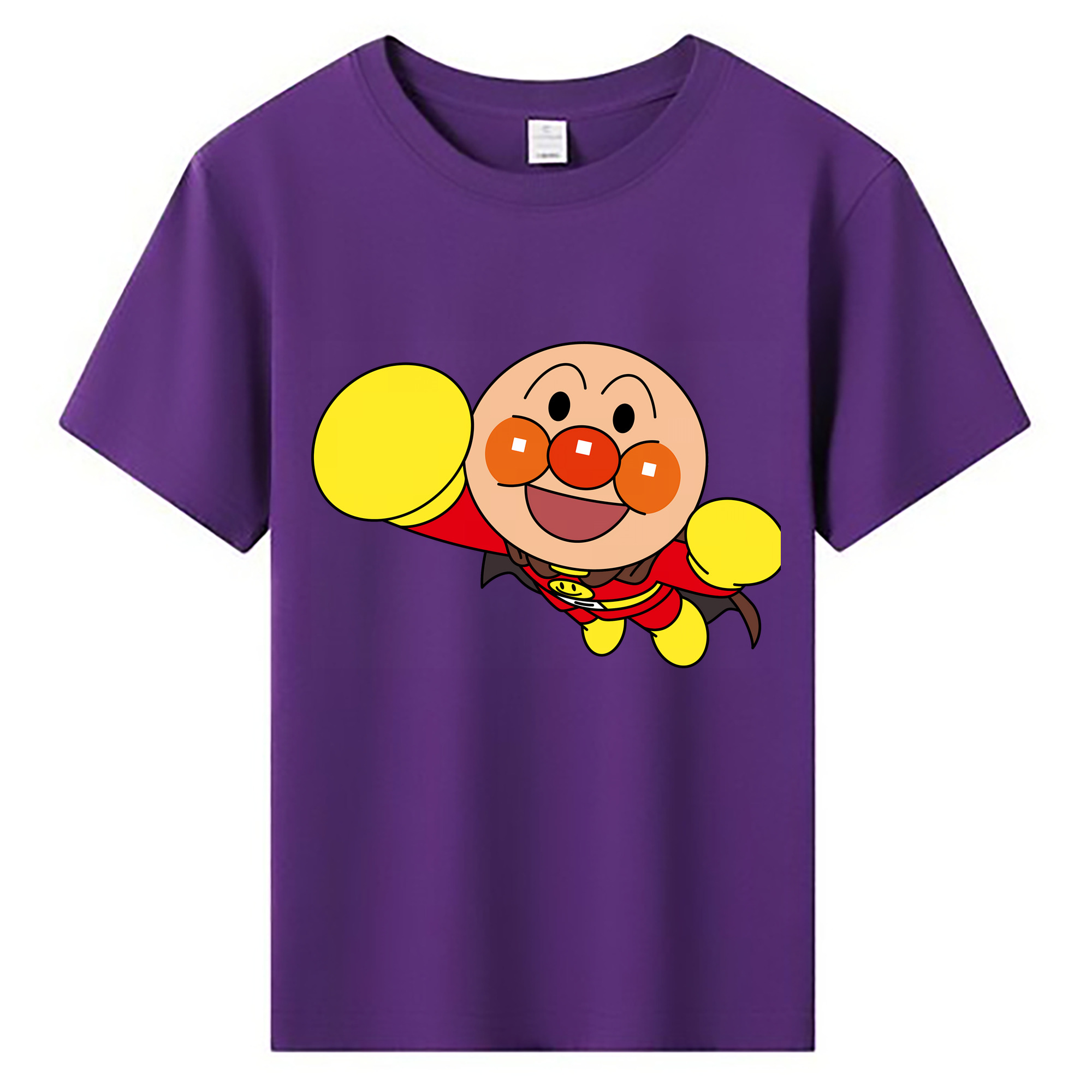 （画像用） アンパンマン Anpanman 綿100％キッズTシャツ（フロントプリント）