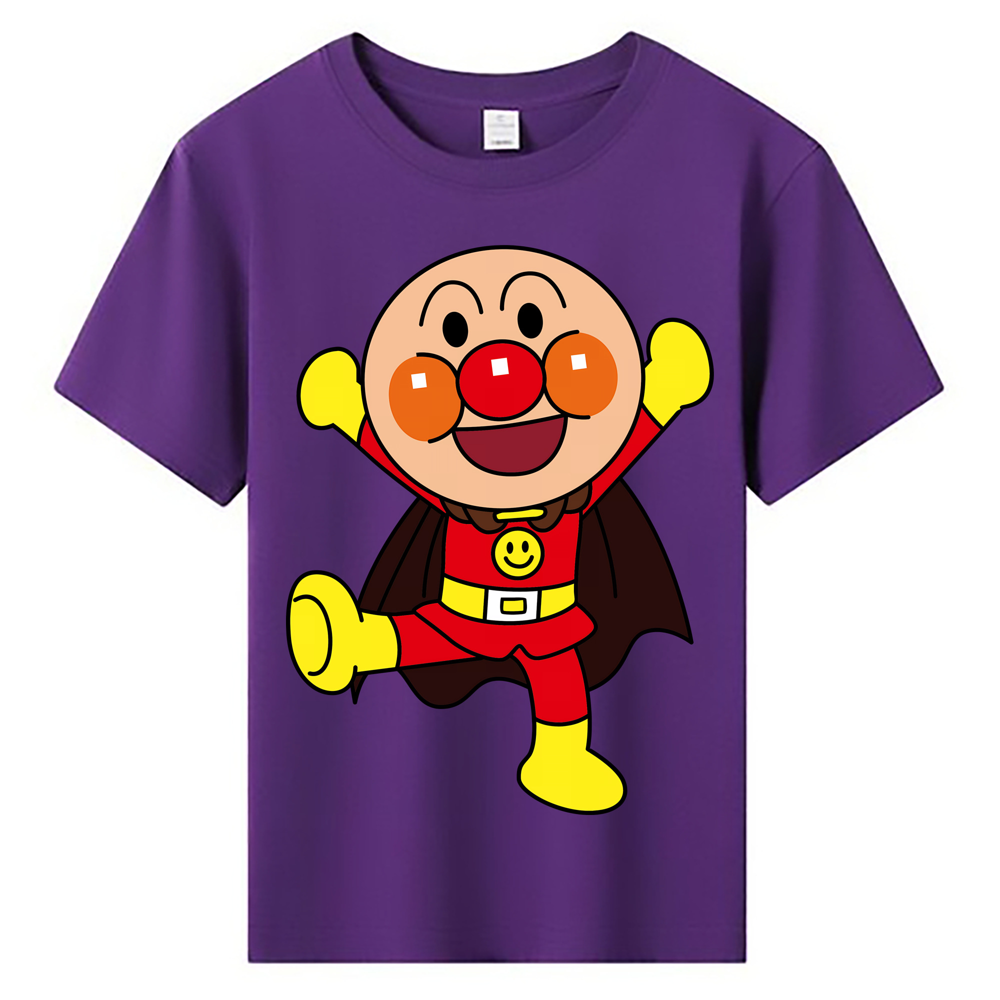 （画像用） アンパンマン Anpanman 綿100％キッズTシャツ（フロントプリント）