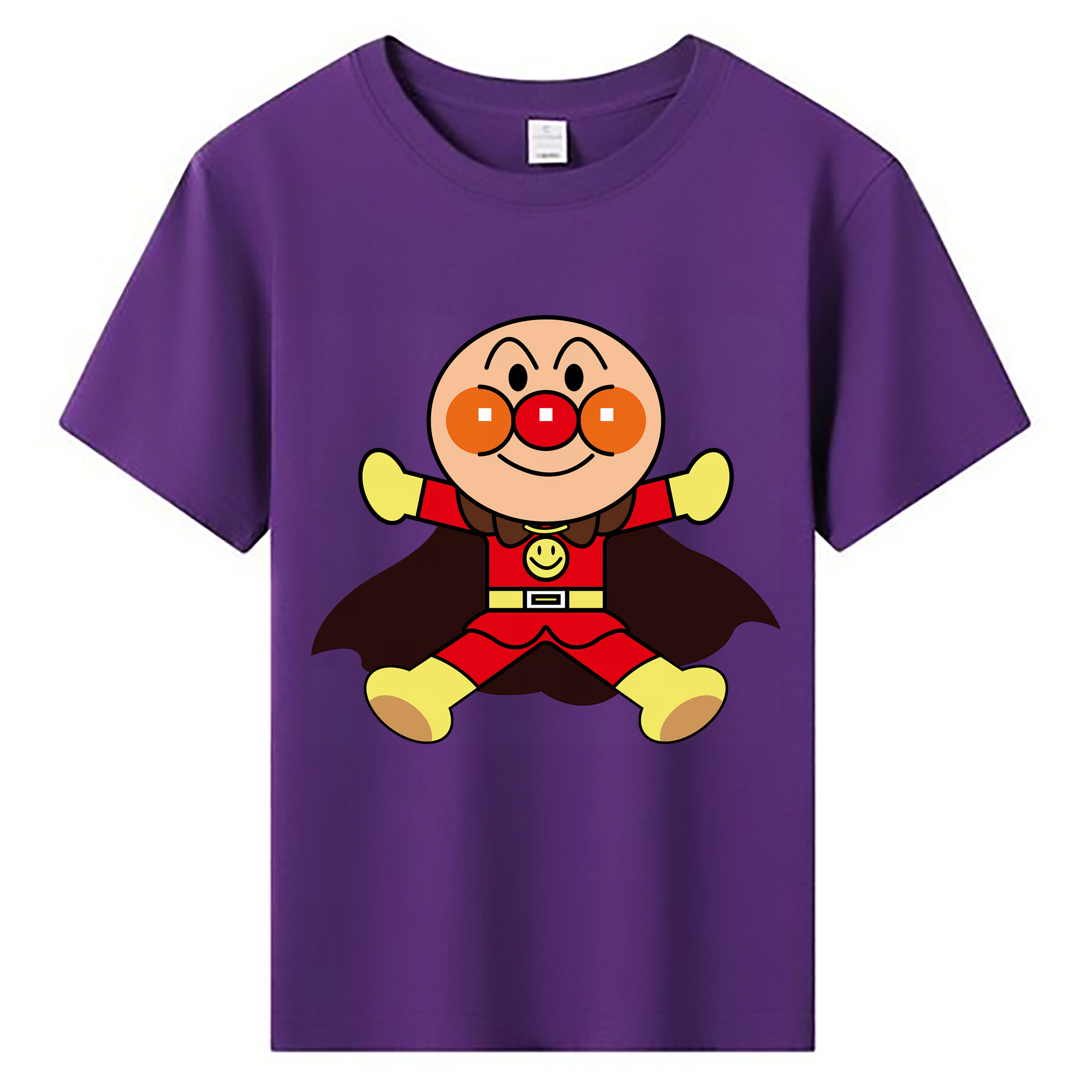 （画像用） アンパンマン Anpanman 綿100％キッズTシャツ（フロントプリント）
