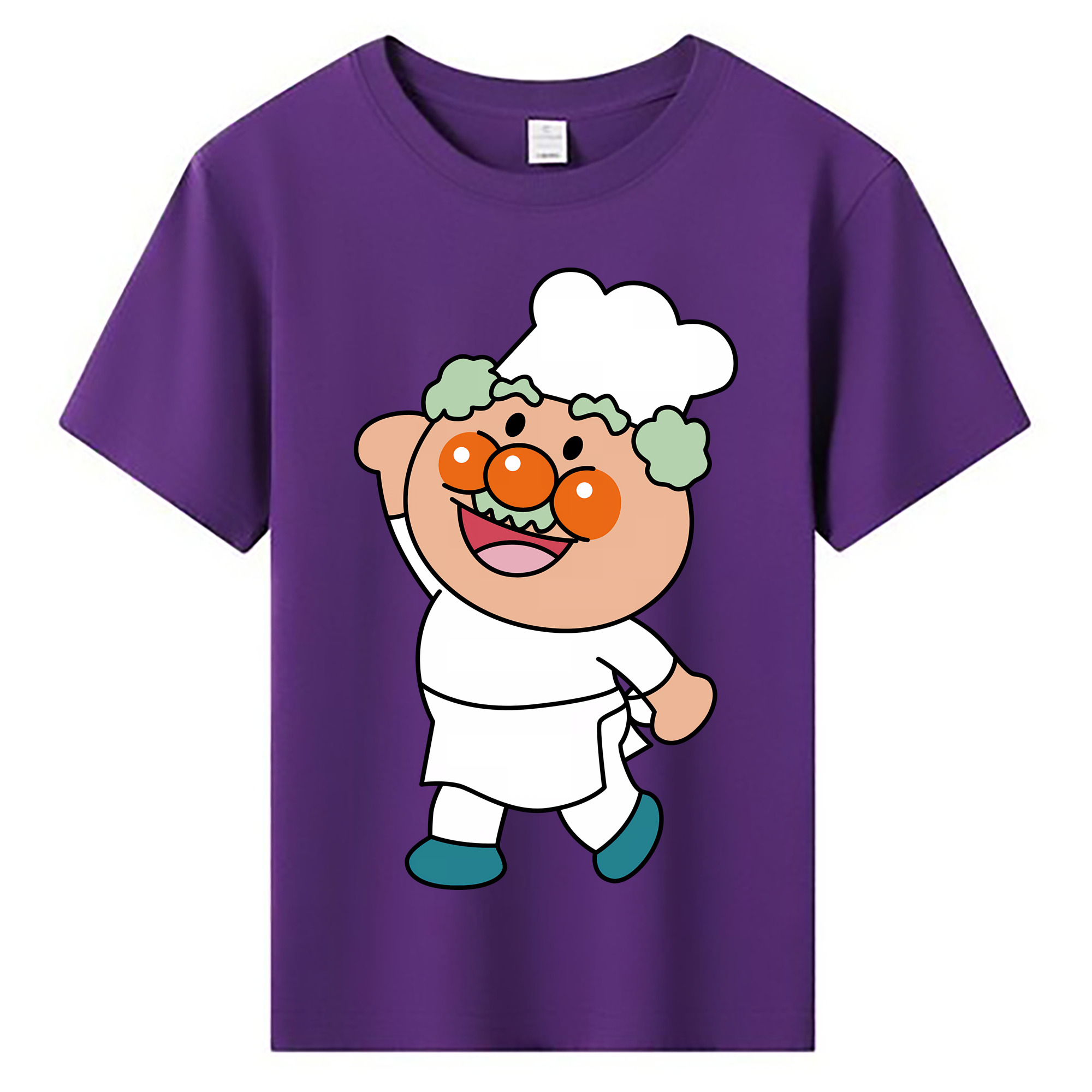 （画像用） アンパンマン Anpanman 綿100％キッズTシャツ（フロントプリント）