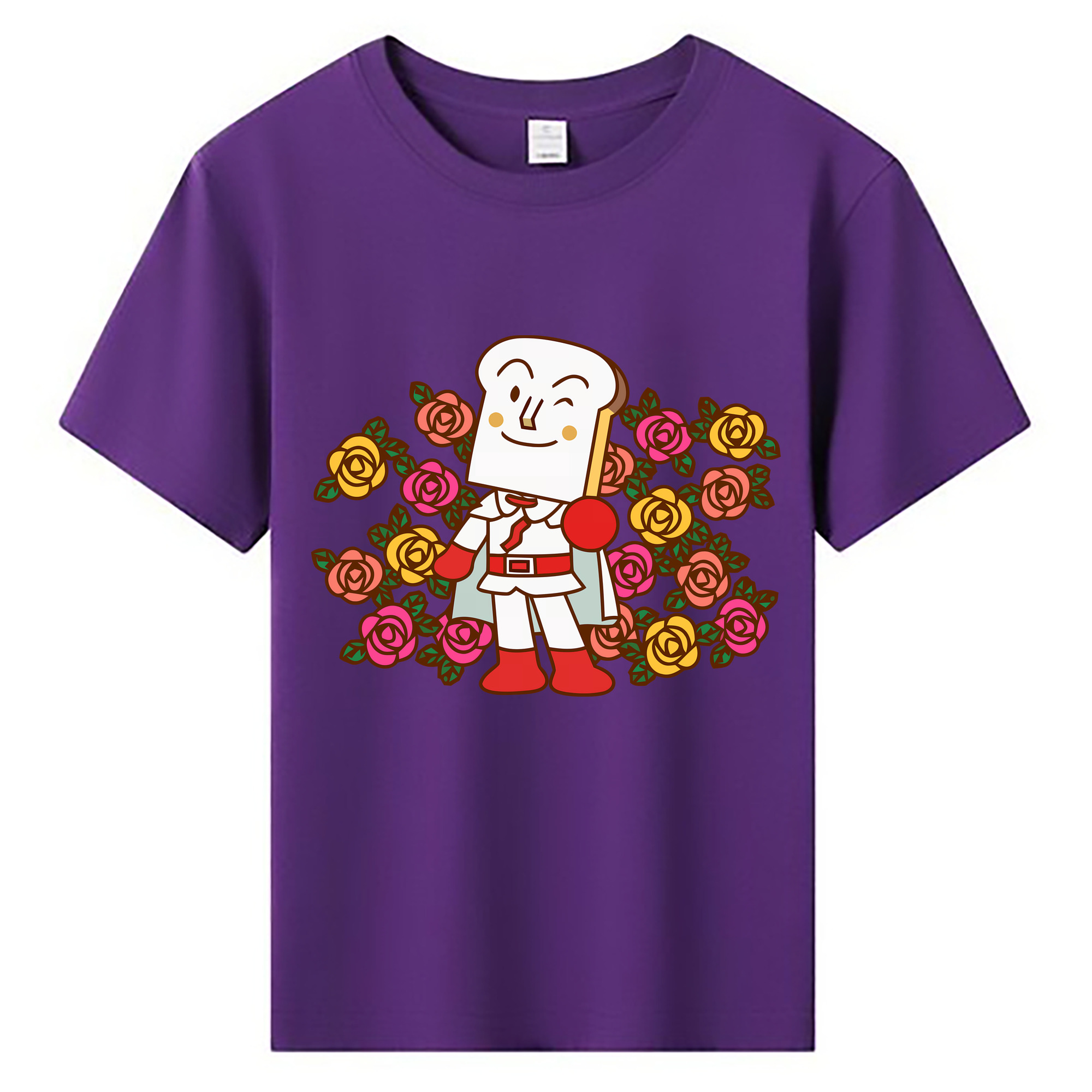 （画像用） アンパンマン Anpanman 綿100％キッズTシャツ（フロントプリント）