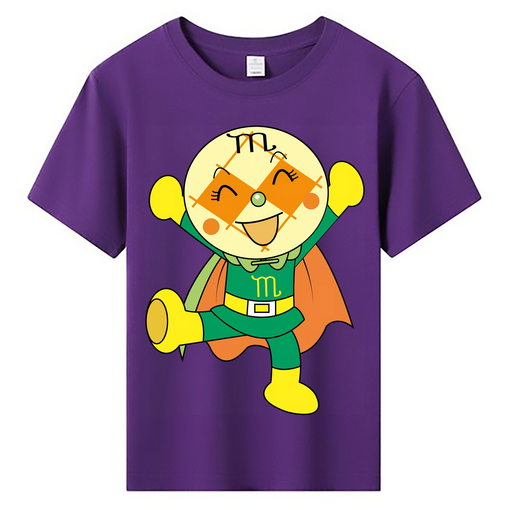 （画像用） アンパンマン Anpanman 綿100％キッズTシャツ（フロントプリント）