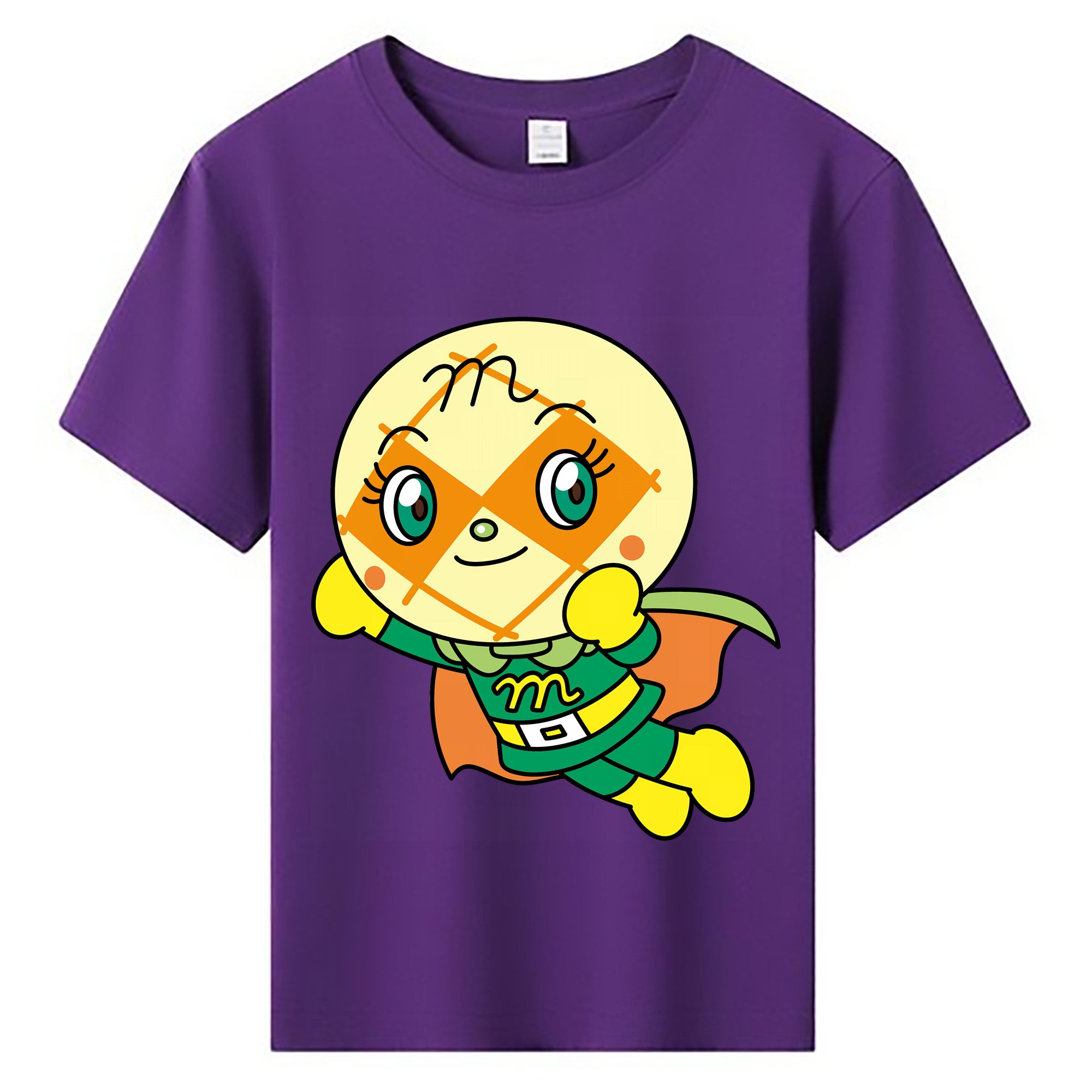 （画像用） アンパンマン Anpanman 綿100％キッズTシャツ（フロントプリント）