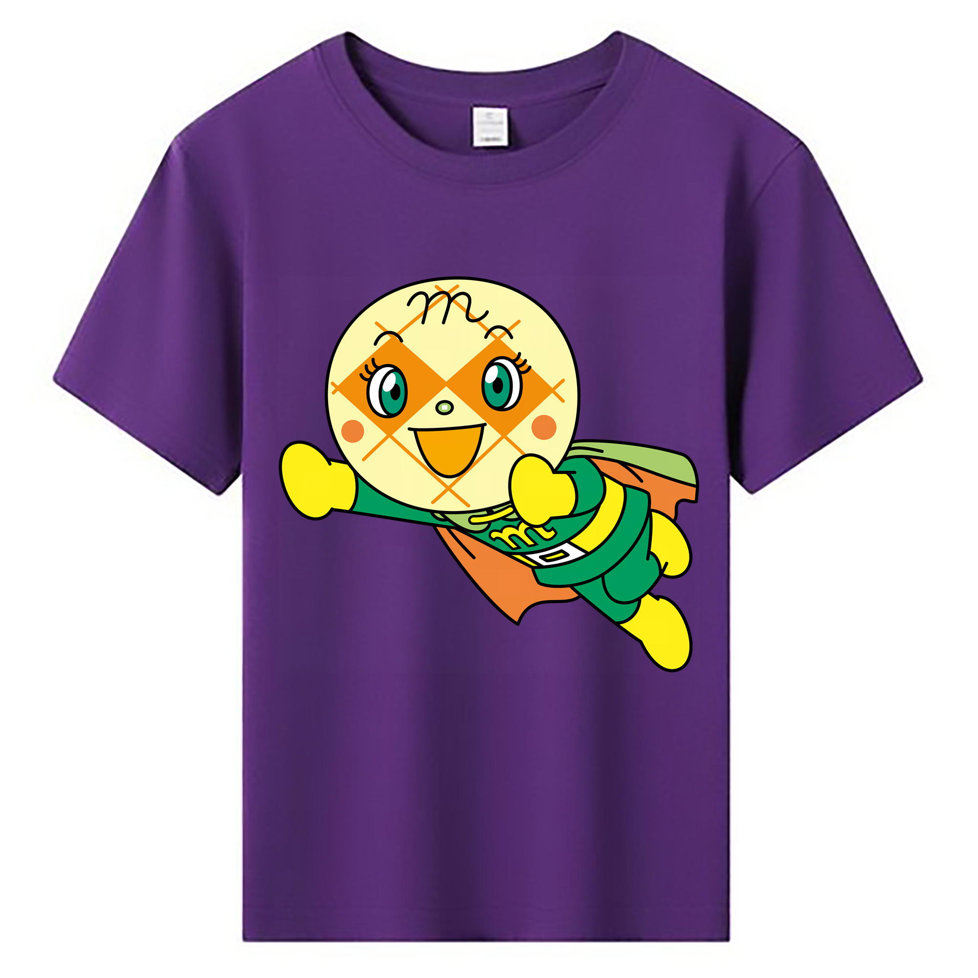 （画像用） アンパンマン Anpanman 綿100％キッズTシャツ（フロントプリント）