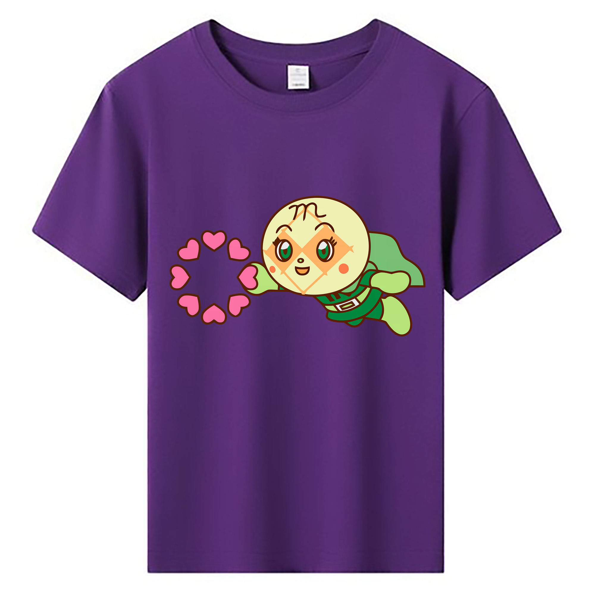 （画像用） アンパンマン Anpanman 綿100％キッズTシャツ（フロントプリント）