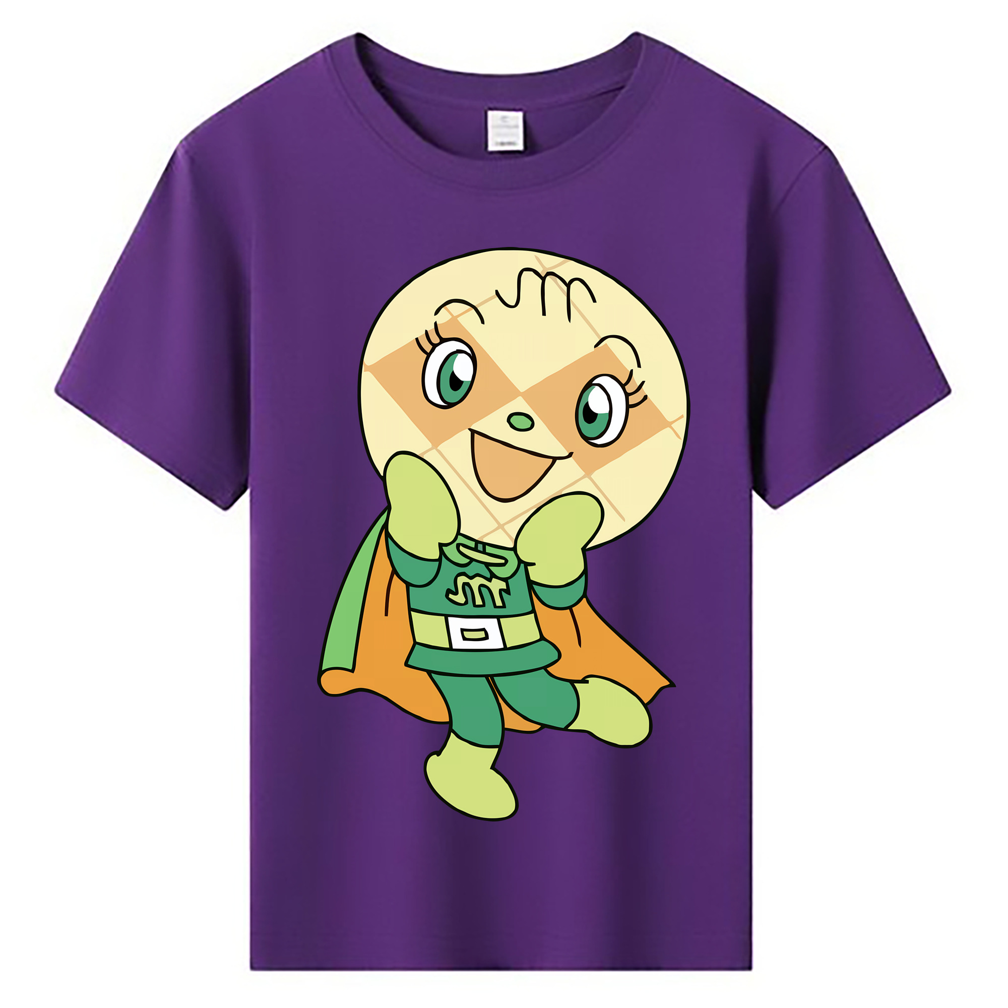（画像用） アンパンマン Anpanman 綿100％キッズTシャツ（フロントプリント）