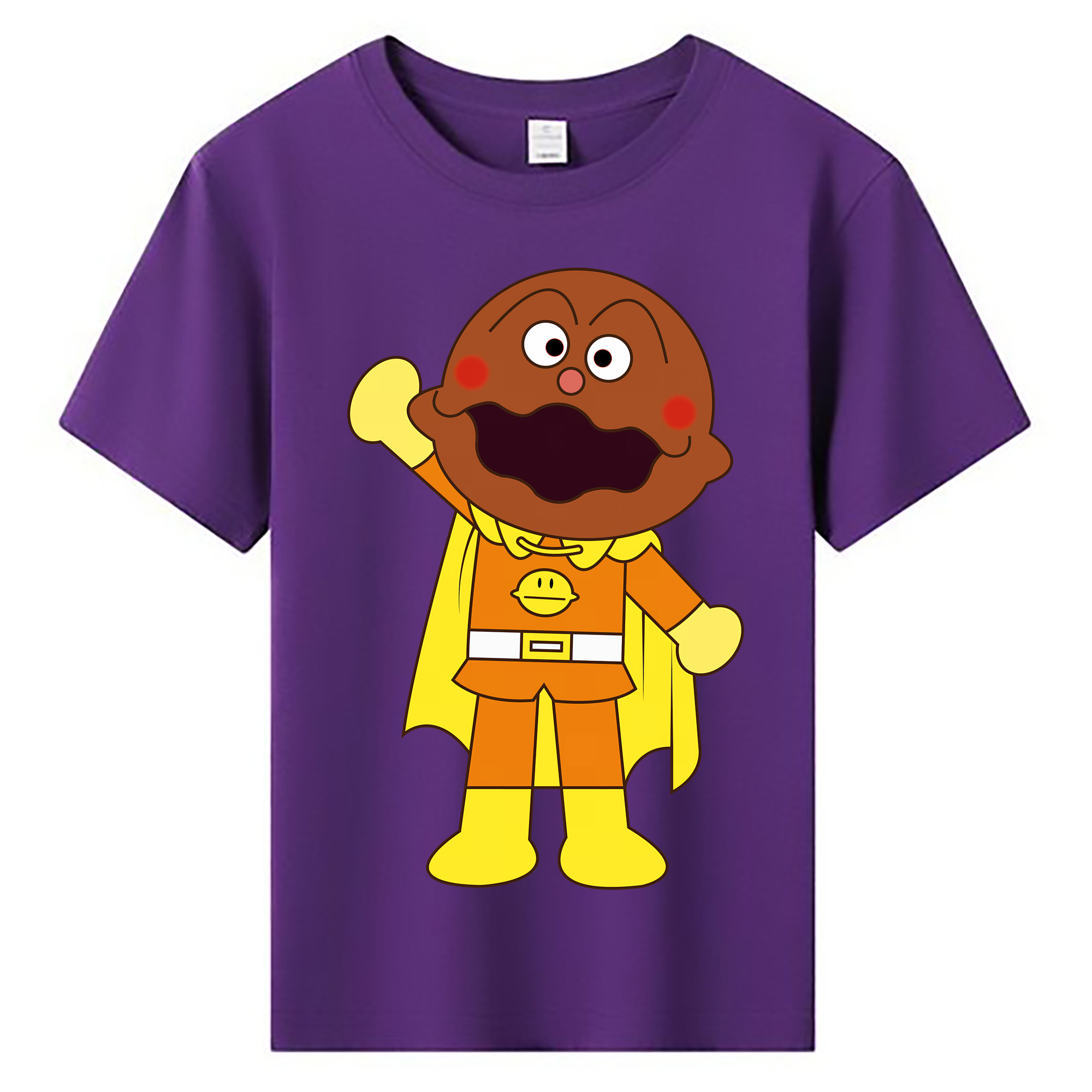（画像用） アンパンマン Anpanman 綿100％キッズTシャツ（フロントプリント）