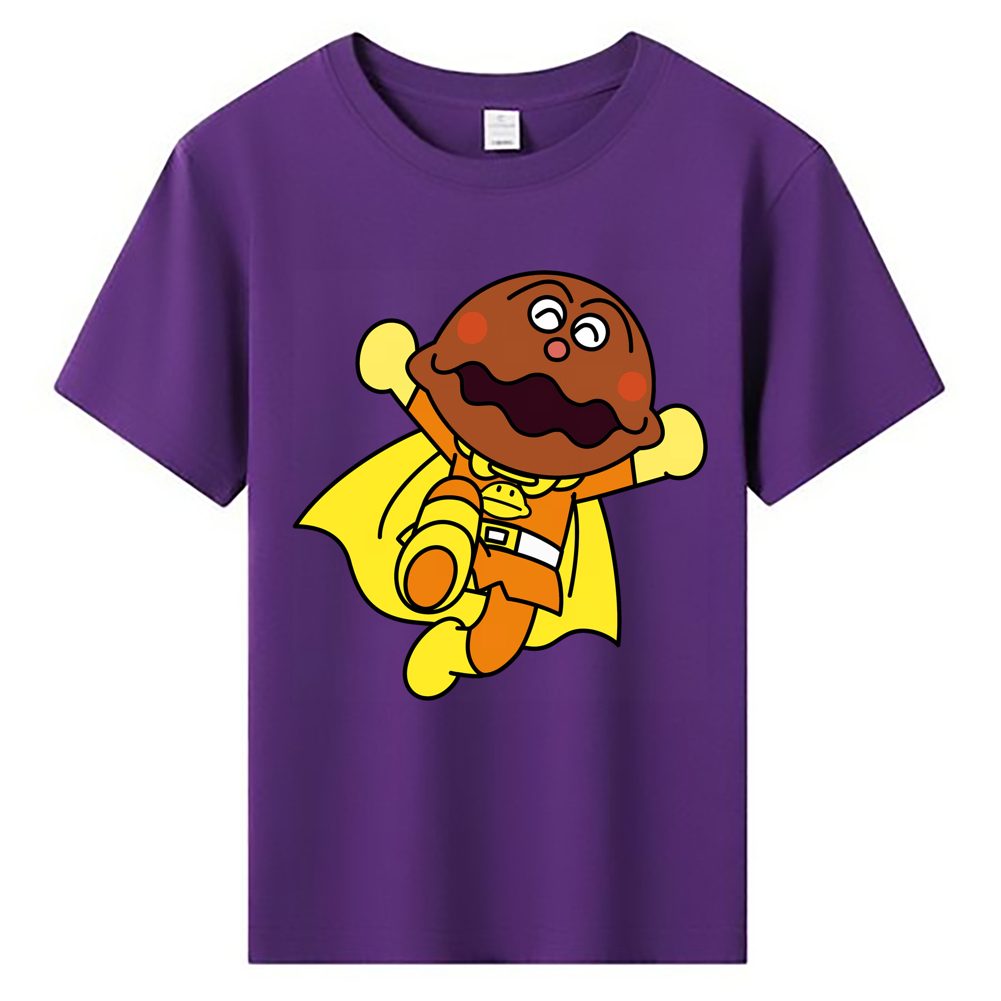 （画像用） アンパンマン Anpanman 綿100％キッズTシャツ（フロントプリント）
