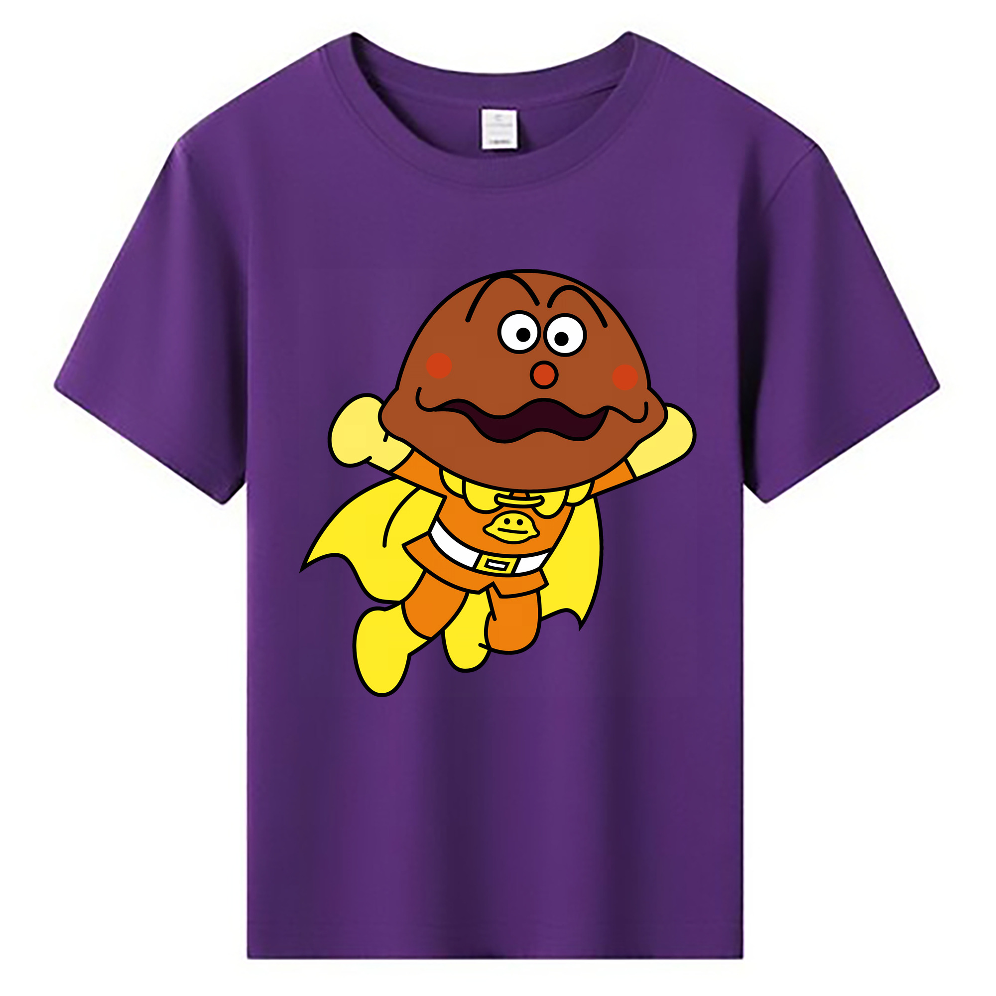 （画像用） アンパンマン Anpanman 綿100％キッズTシャツ（フロントプリント）