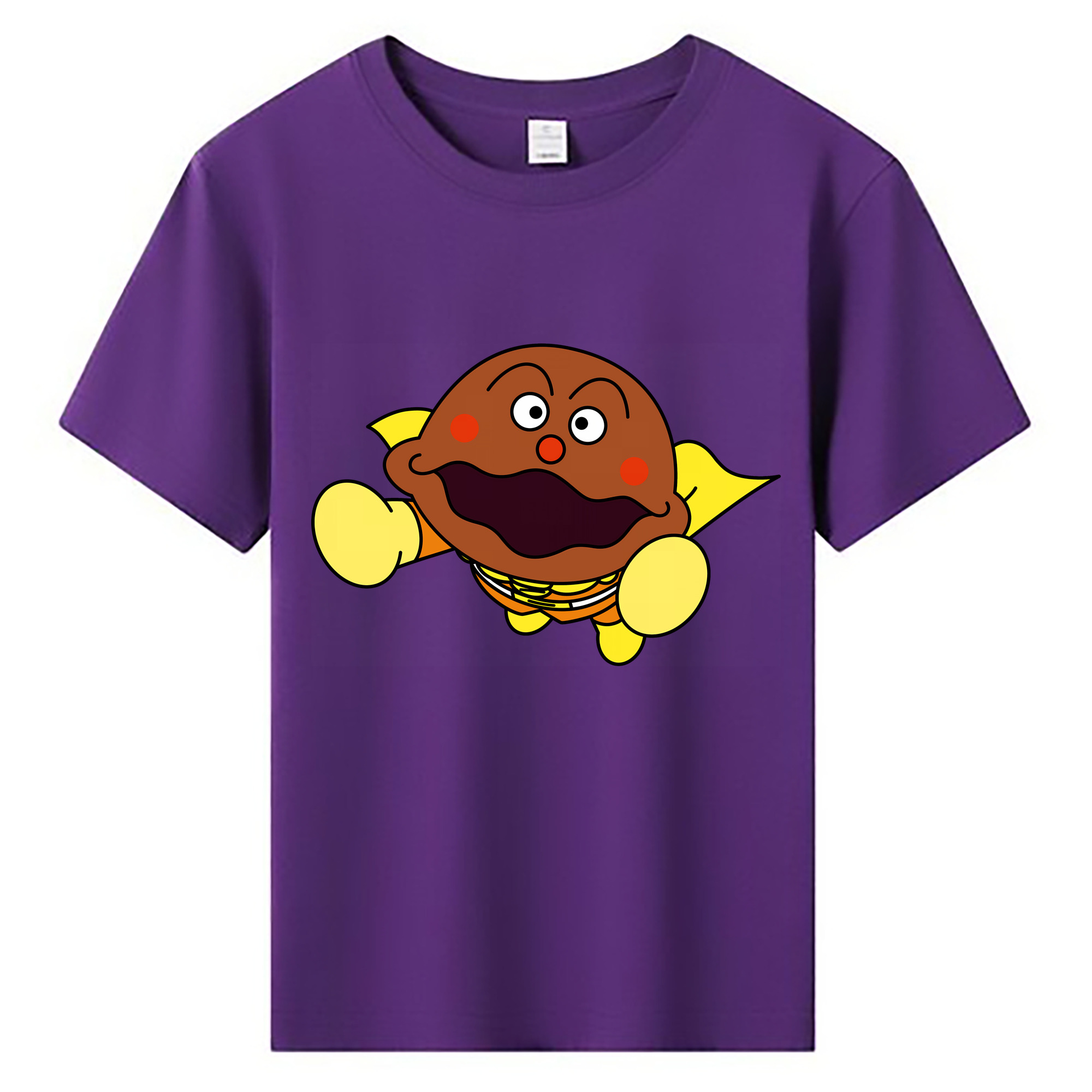 （画像用） アンパンマン Anpanman 綿100％キッズTシャツ（フロントプリント）