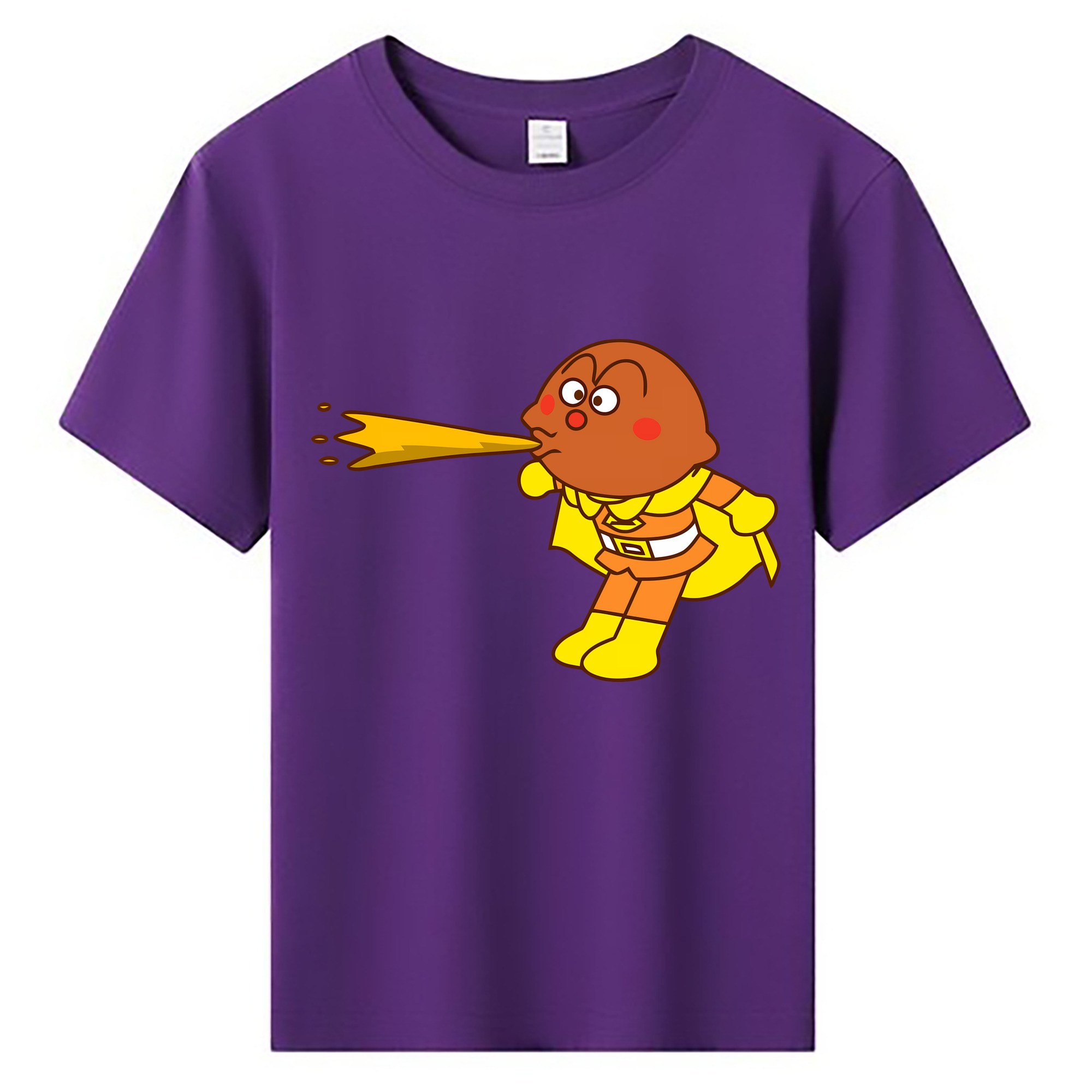 （画像用） アンパンマン Anpanman 綿100％キッズTシャツ（フロントプリント）