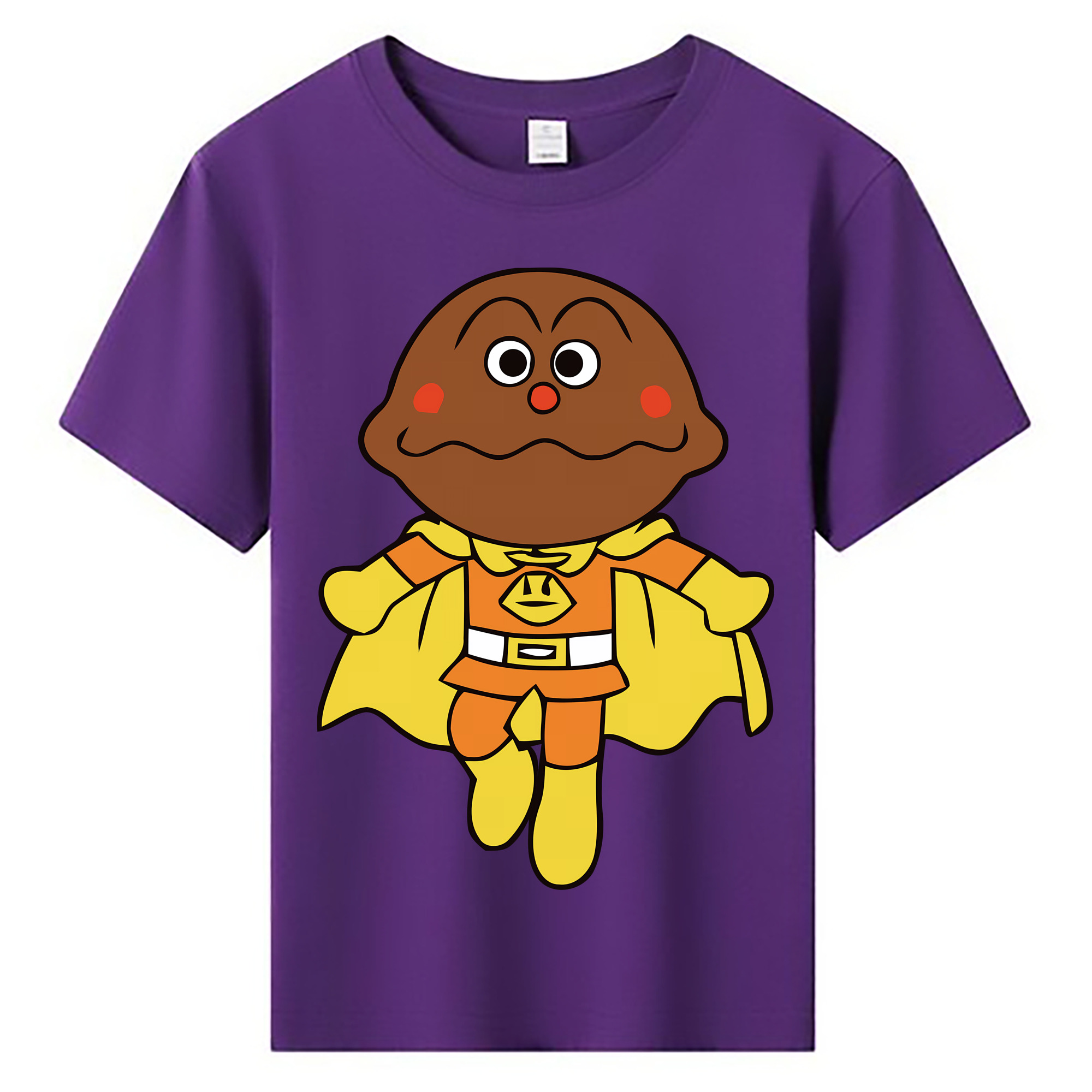 （画像用） アンパンマン Anpanman 綿100％キッズTシャツ（フロントプリント）