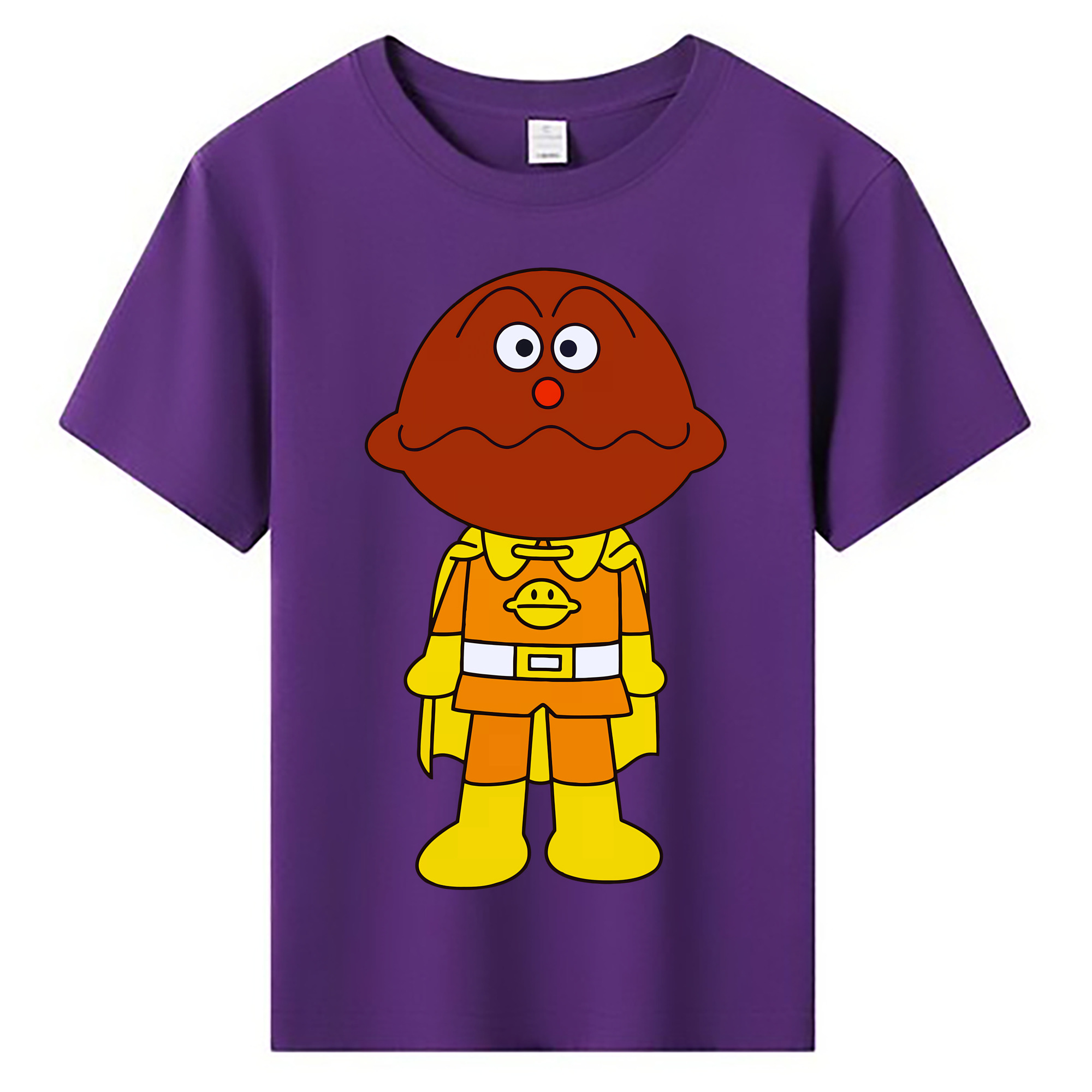 （画像用） アンパンマン Anpanman 綿100％キッズTシャツ（フロントプリント）