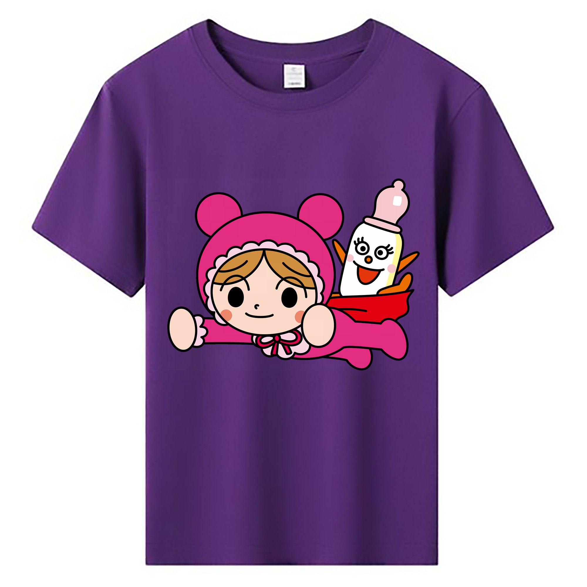 （画像用） アンパンマン Anpanman 綿100％キッズTシャツ（フロントプリント）
