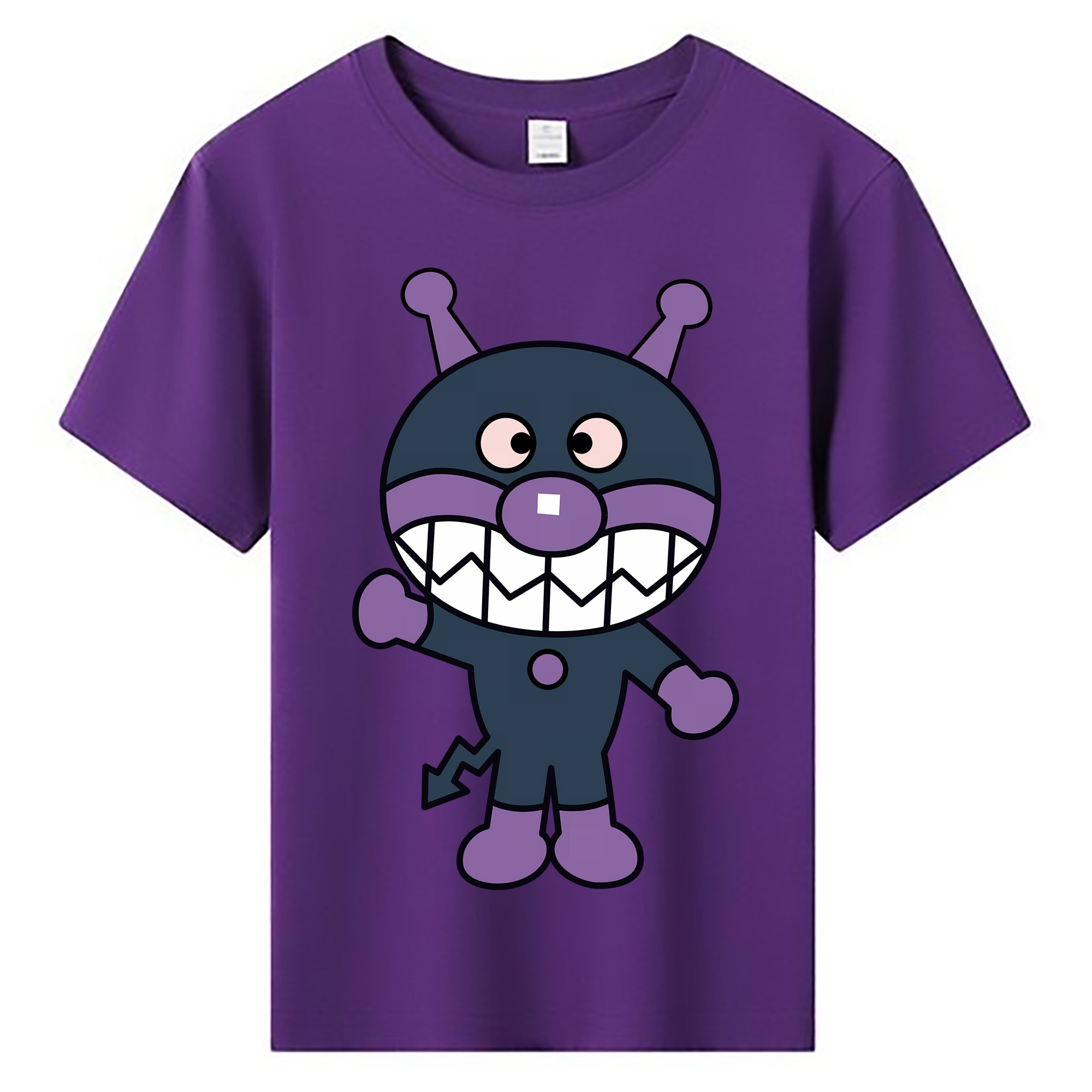 （画像用） アンパンマン Anpanman 綿100％キッズTシャツ（フロントプリント）