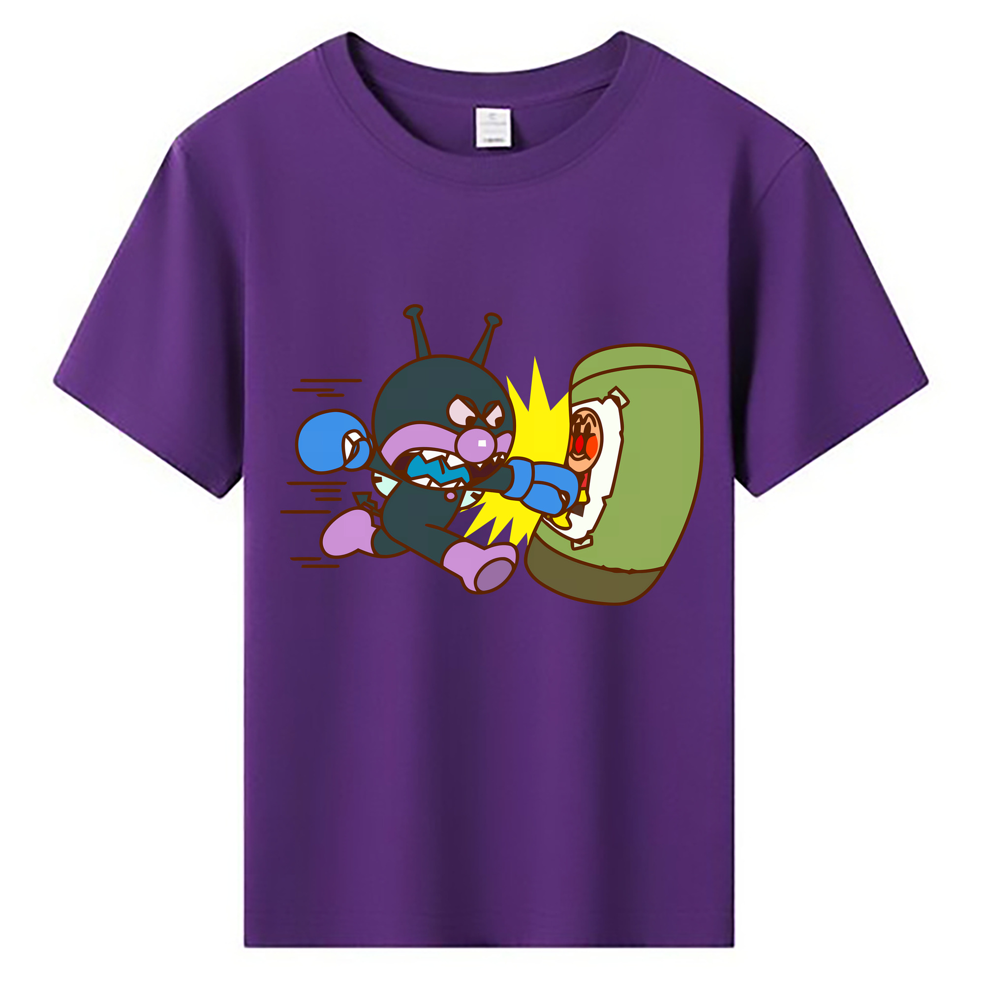 （画像用） アンパンマン Anpanman 綿100％キッズTシャツ（フロントプリント）