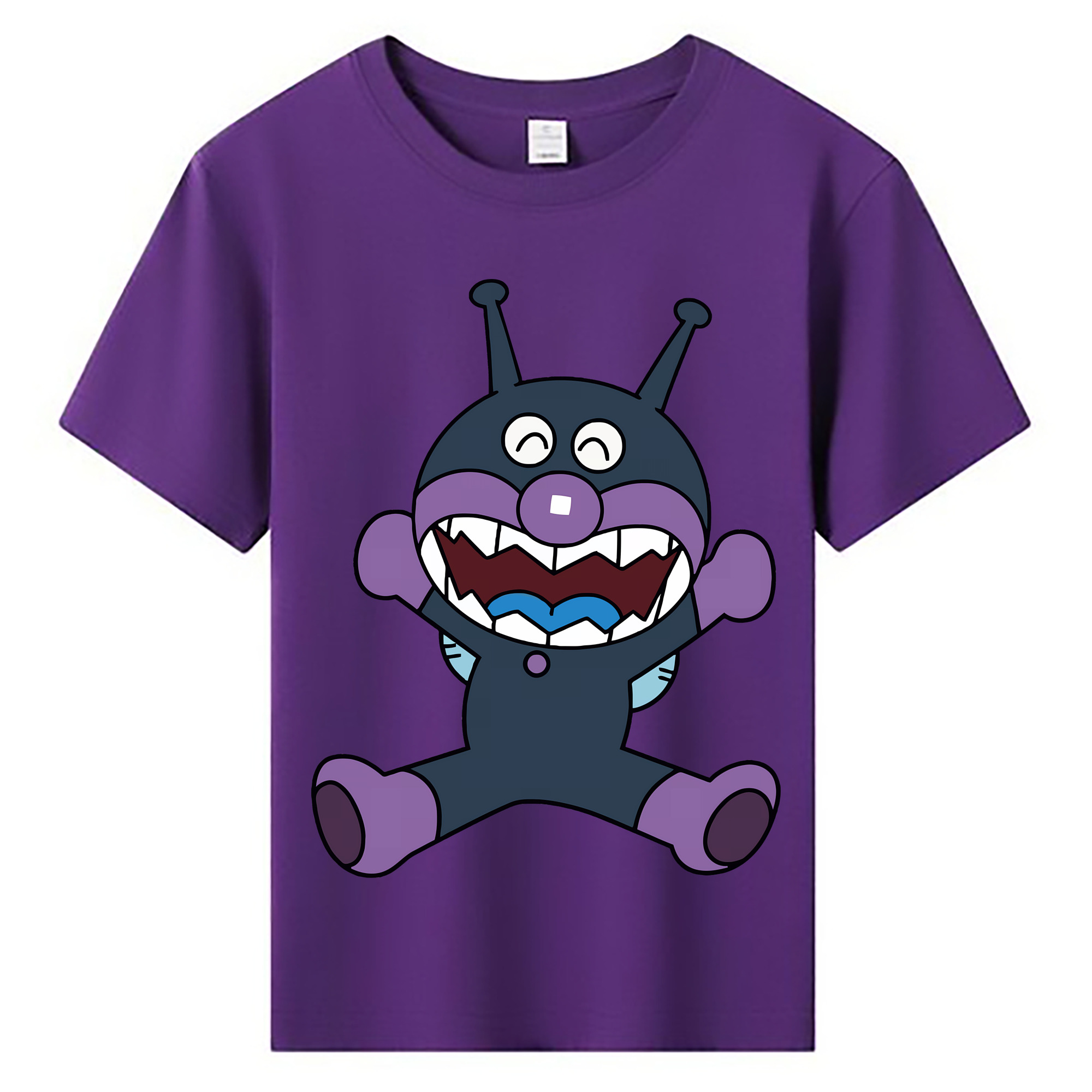 （画像用） アンパンマン Anpanman 綿100％キッズTシャツ（フロントプリント）