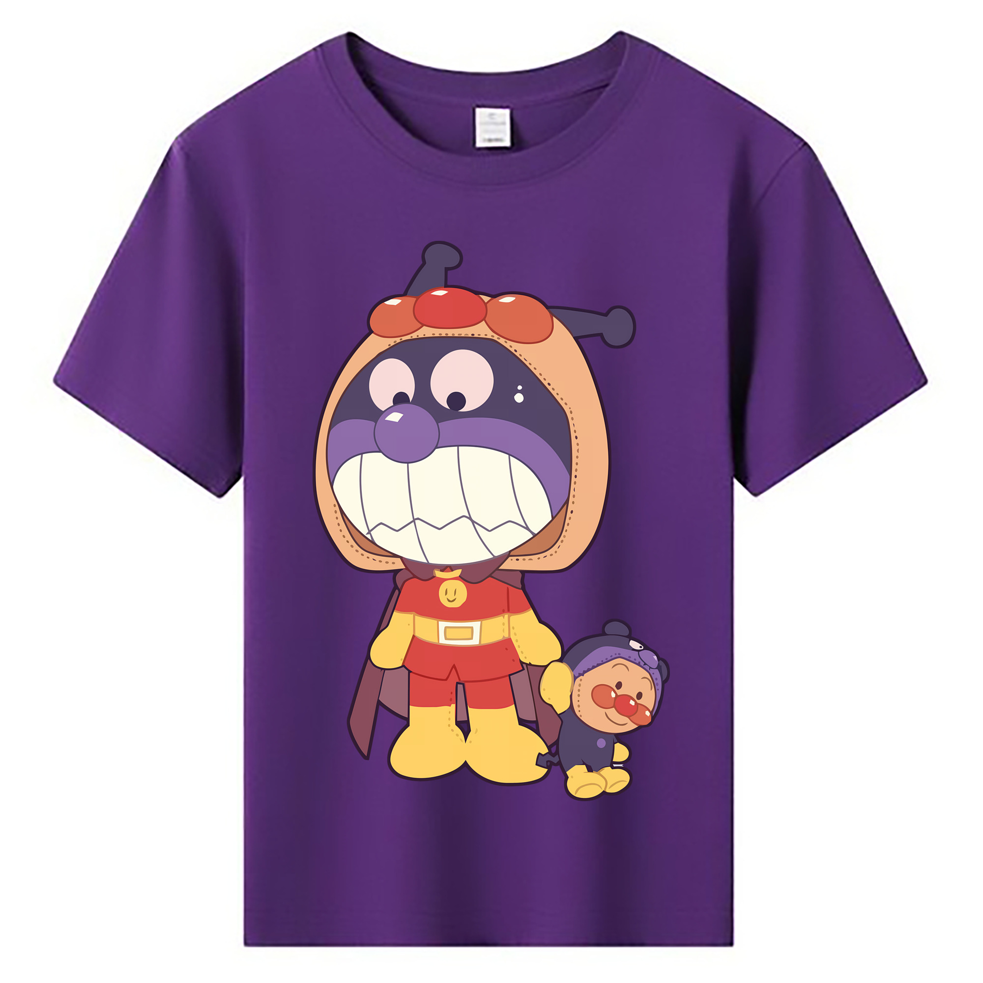 （画像用） アンパンマン Anpanman 綿100％キッズTシャツ（フロントプリント）